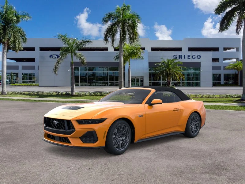 New 2026 Orange Fury Metallic Tri-coat Ford GT Premium Convertible image 1