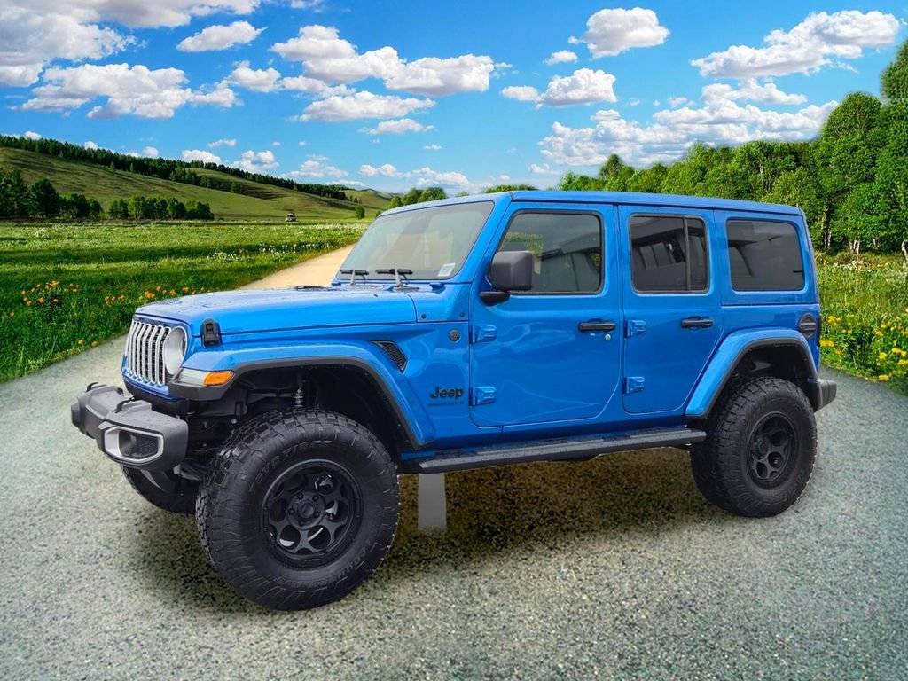 New 2025 Hydro Blue Pearl-Coat Exterior Paint Jeep Sahara image 2