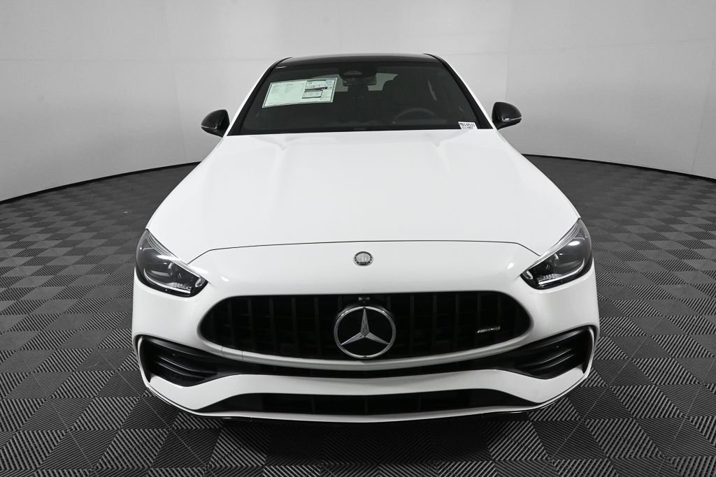 New 2026 Polar White Mercedes-Benz AMG® C 43 4MATIC® Sedan image 33