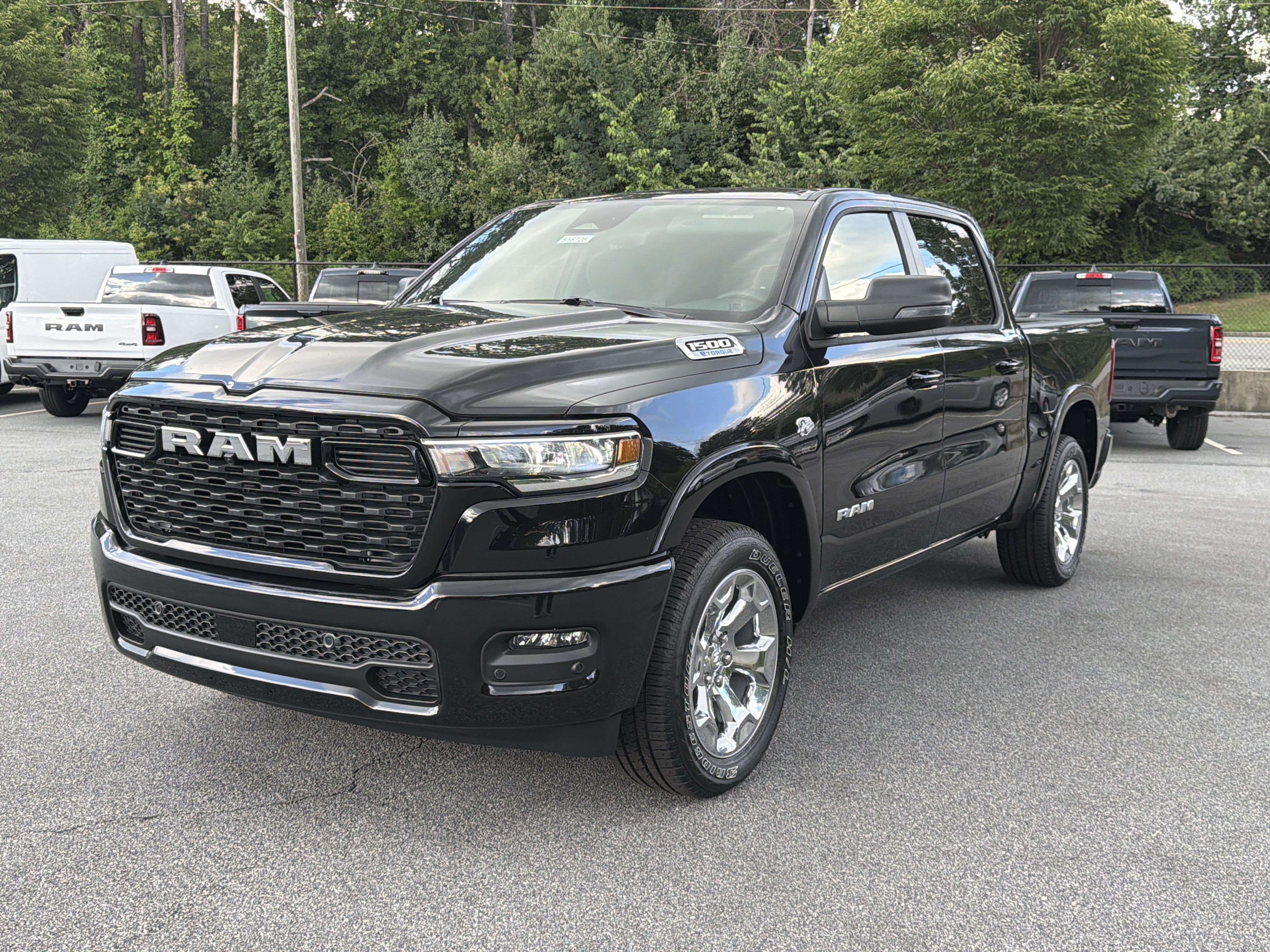New 2026 Diamond Black Crystal Pearlcoat RAM Big Horn/Lone Star image 3