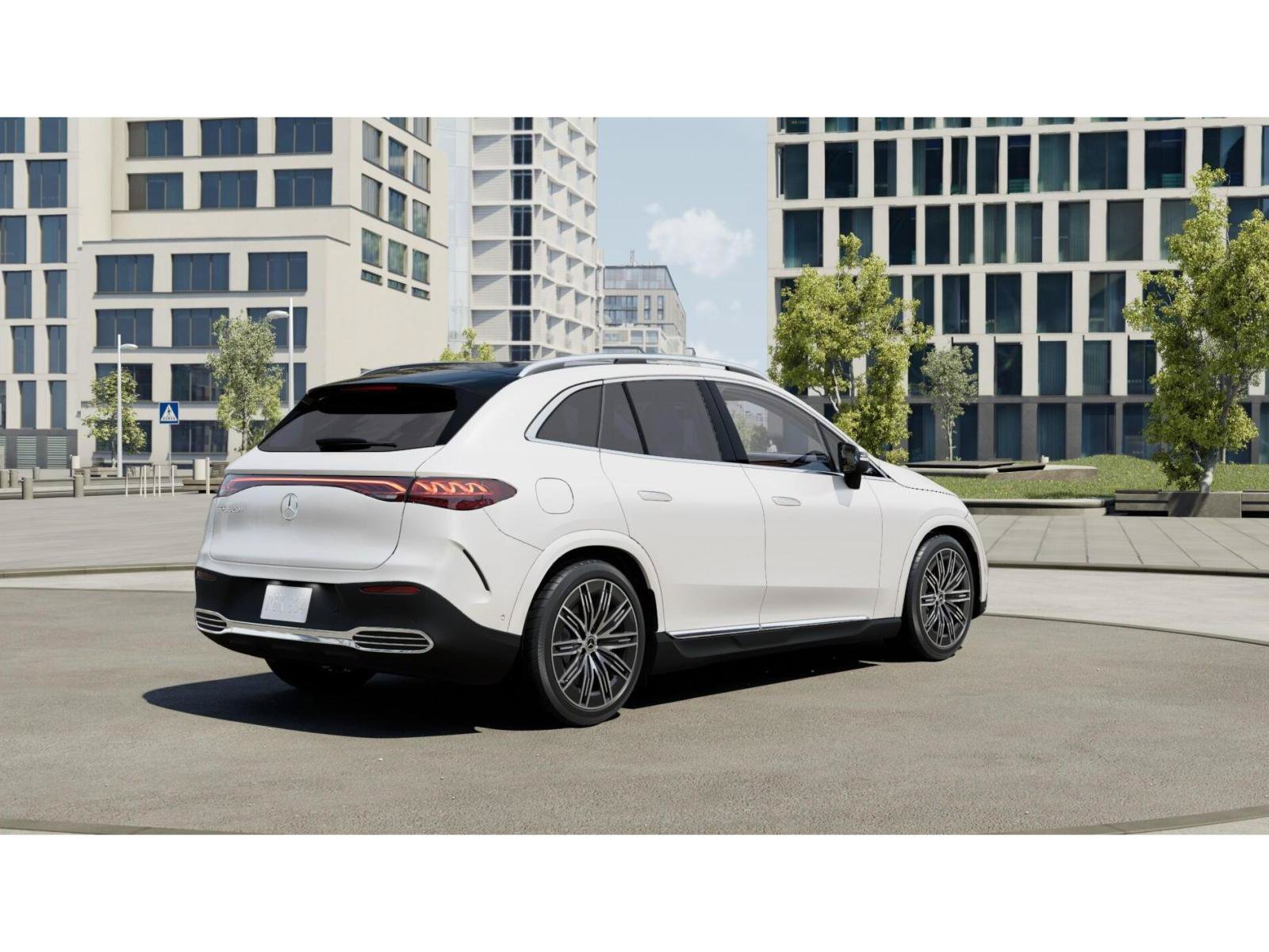 New 2027 MANUFAKTUR Moonlight White Metallic Mercedes-Benz EQE 320+ image 21