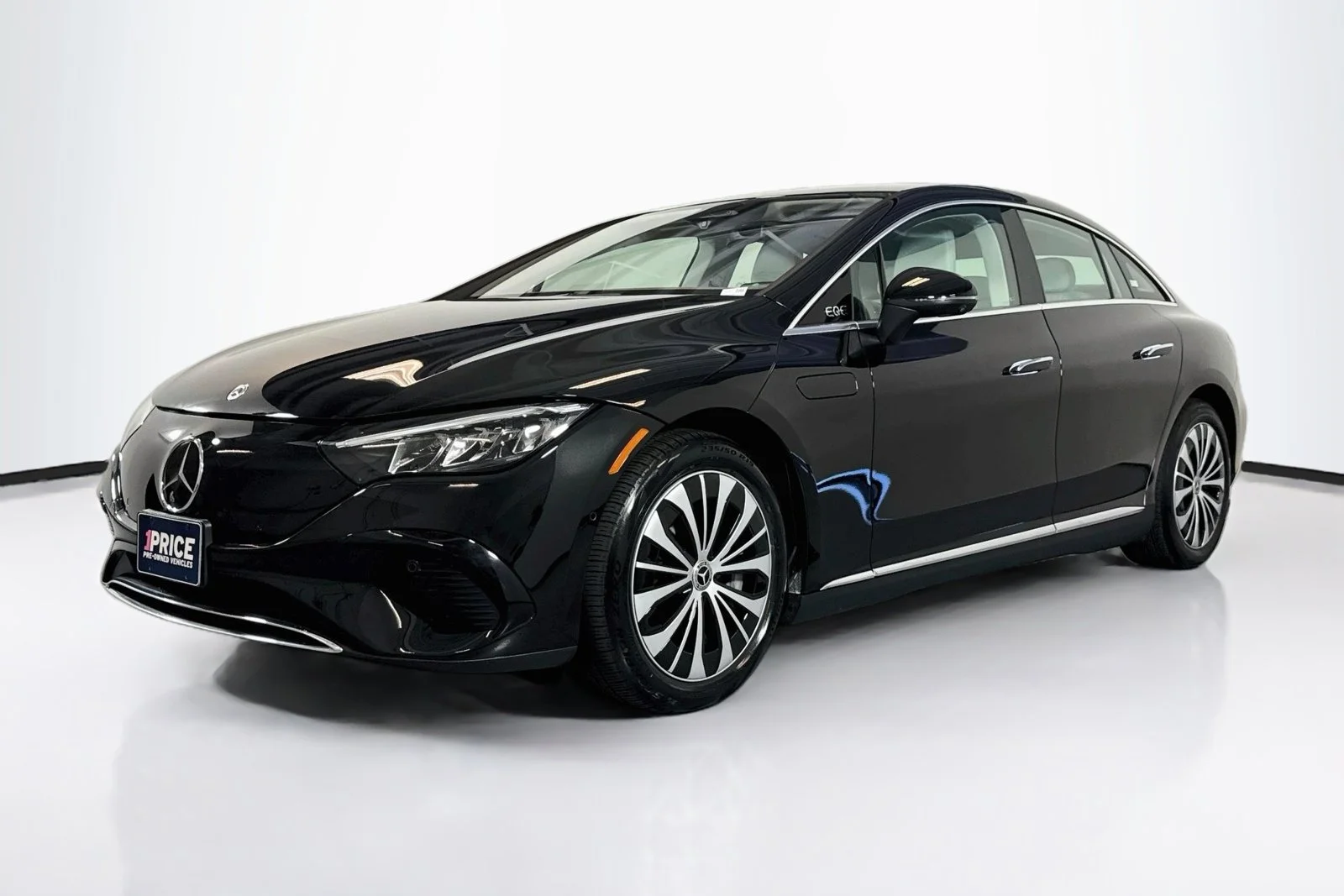 Used 2023 Obsidian Black Metallic Mercedes-Benz EQE 350 image 1