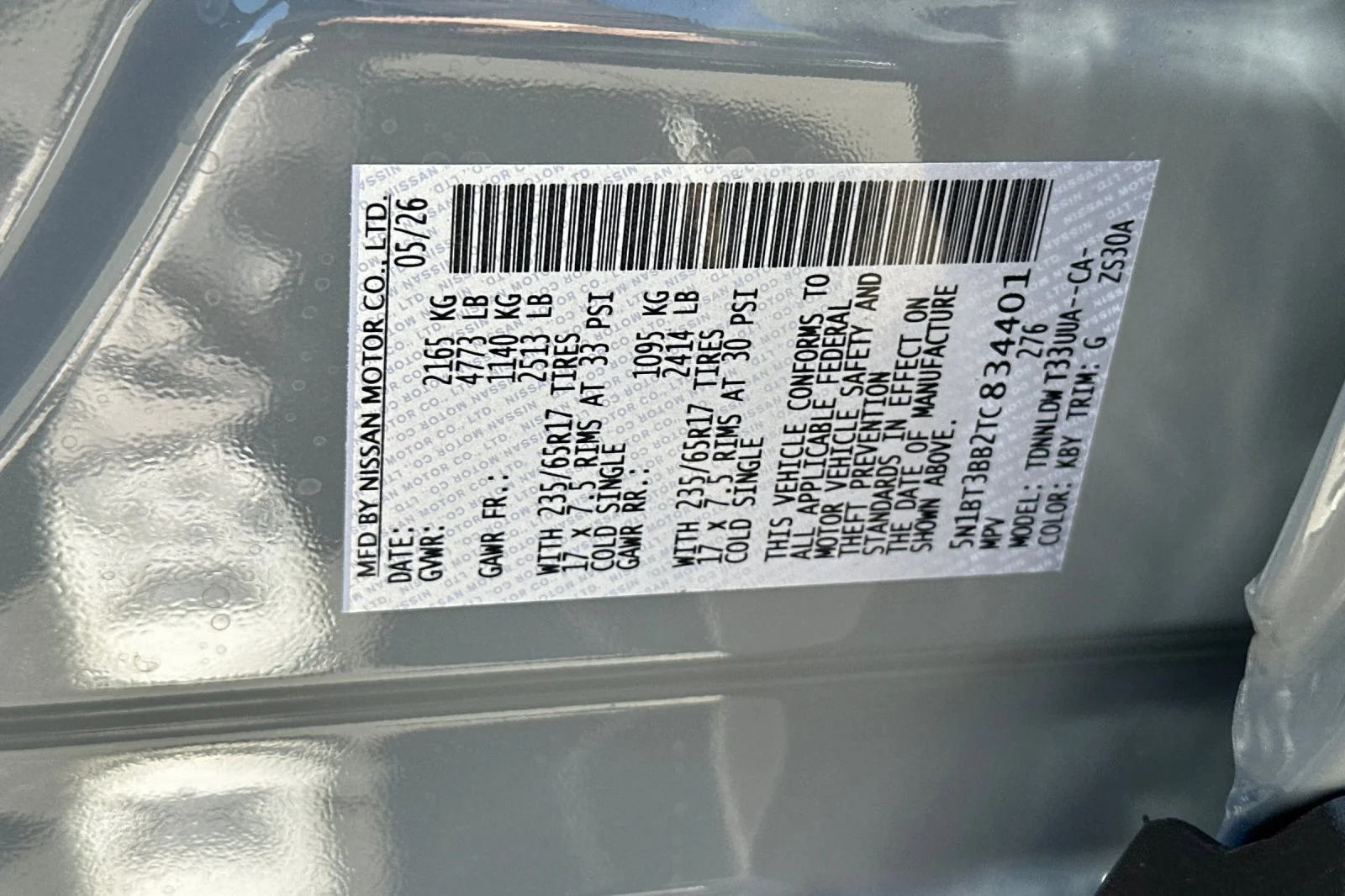 New 2026 Boulder Gray Pearl Nissan Rock Creek® image 27
