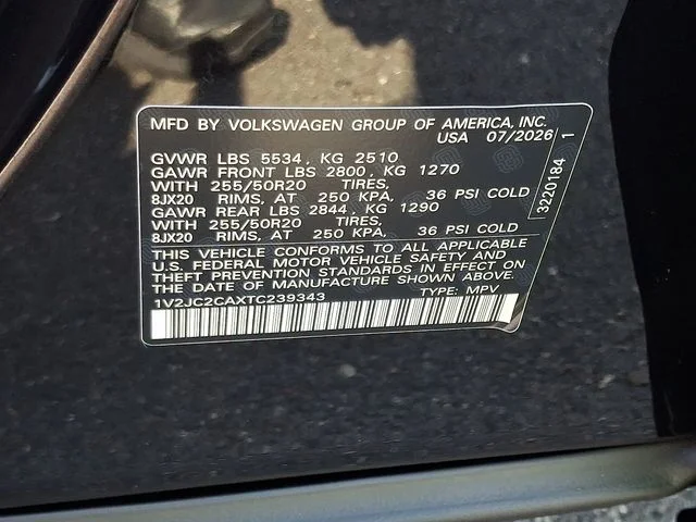 New 2026 Black Volkswagen SE w/Technology image 17