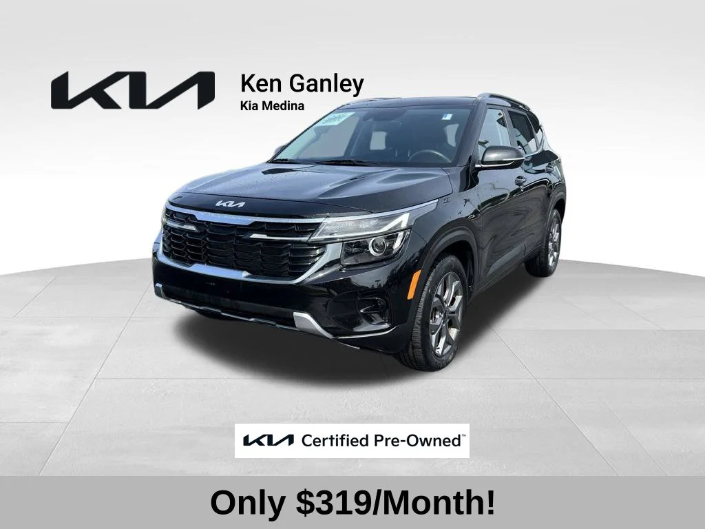 Certified Used 2024 Black Kia S image 1