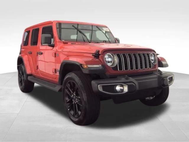 Used 2025 Red Jeep Sahara 4xe image 4