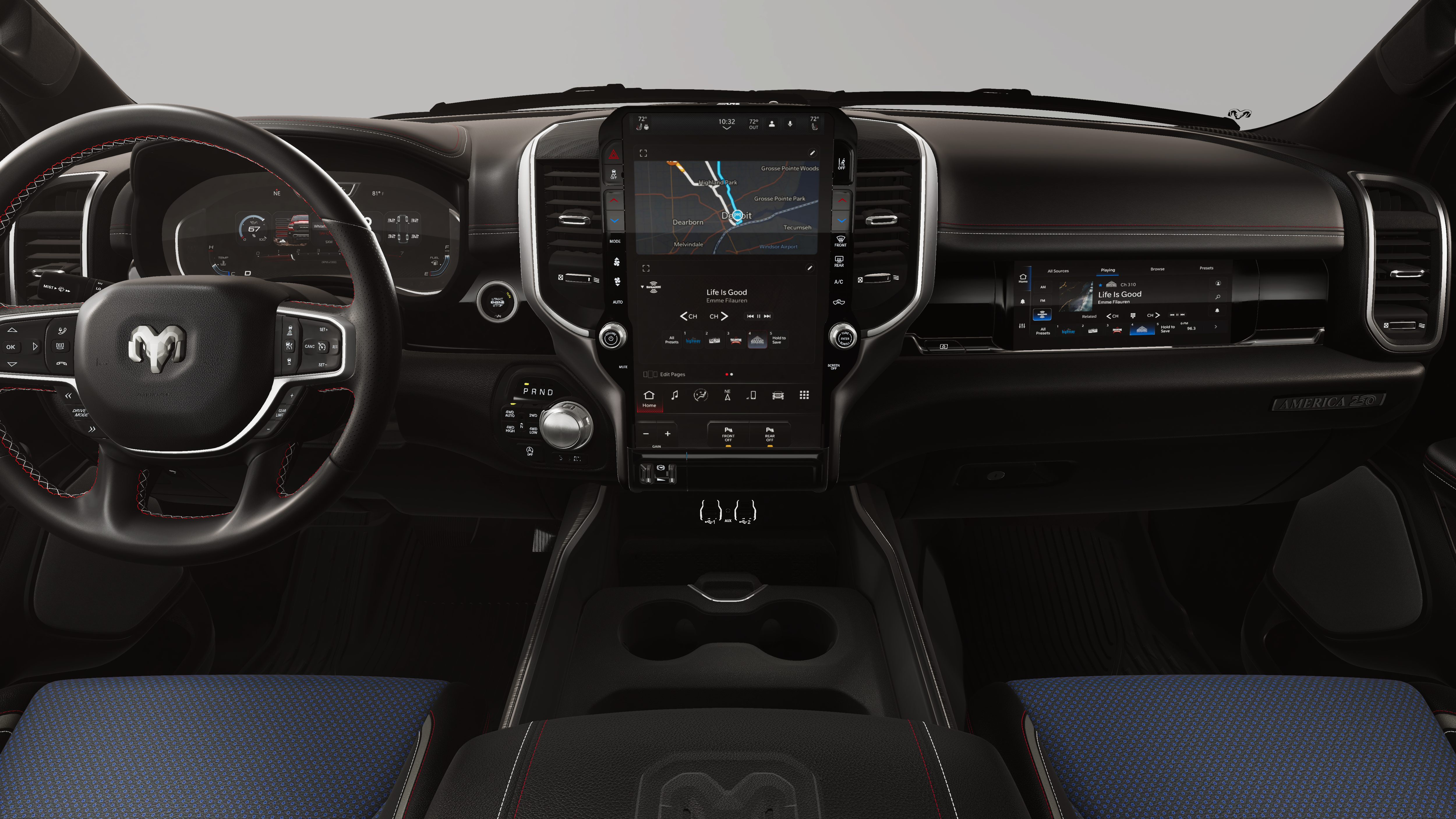 New 2026 Hydro Blue Pearl-Coat Exterior Paint RAM REBEL image 6