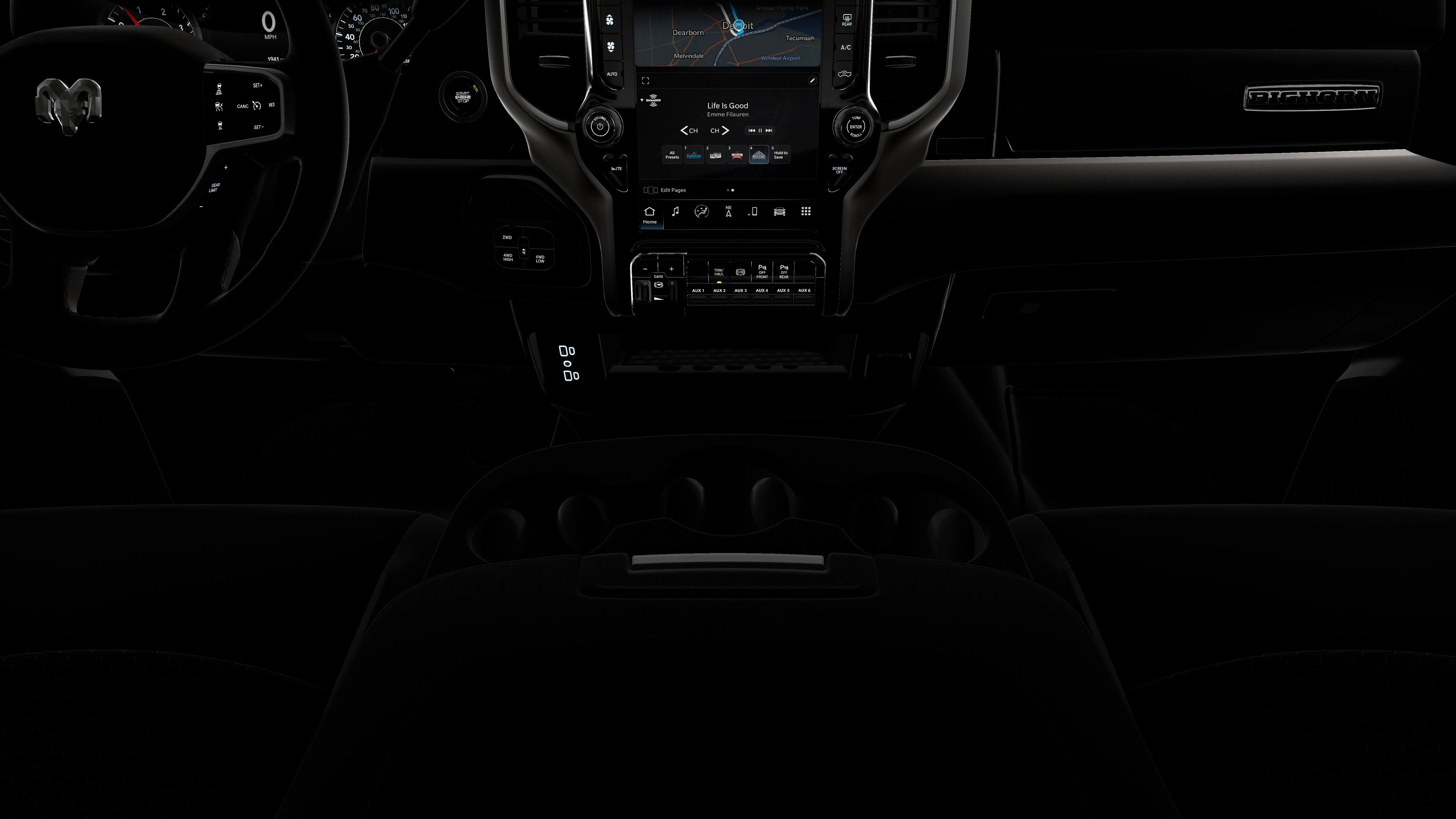New 2026 Forged Blue Metallic Exterior Paint RAM BIG HORN image 5