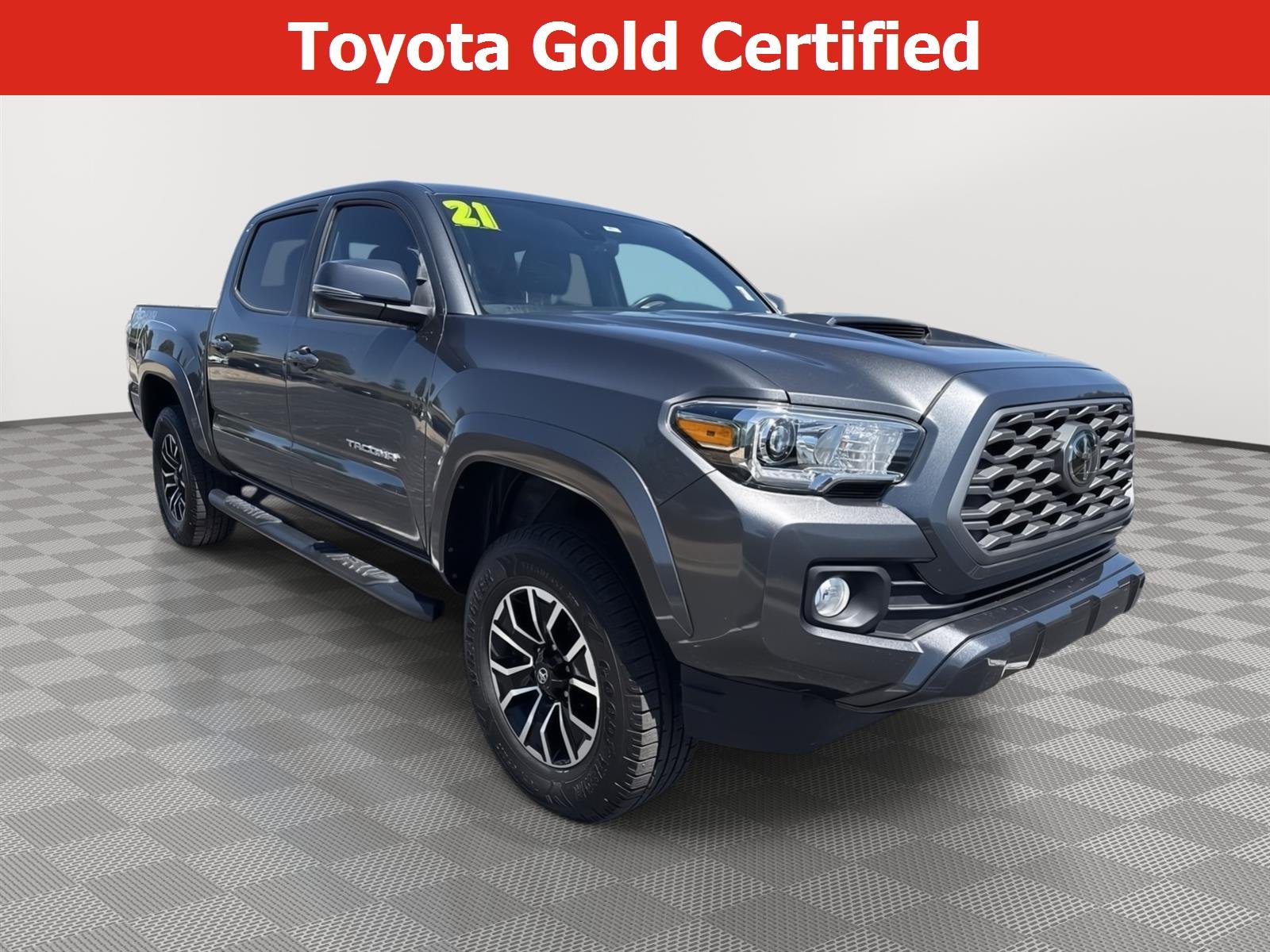 Used 2021 Magnetic Gray Metallic Toyota TRD Sport image 1