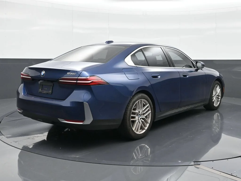 Certified Used 2024 Blue BMW 530i image 5