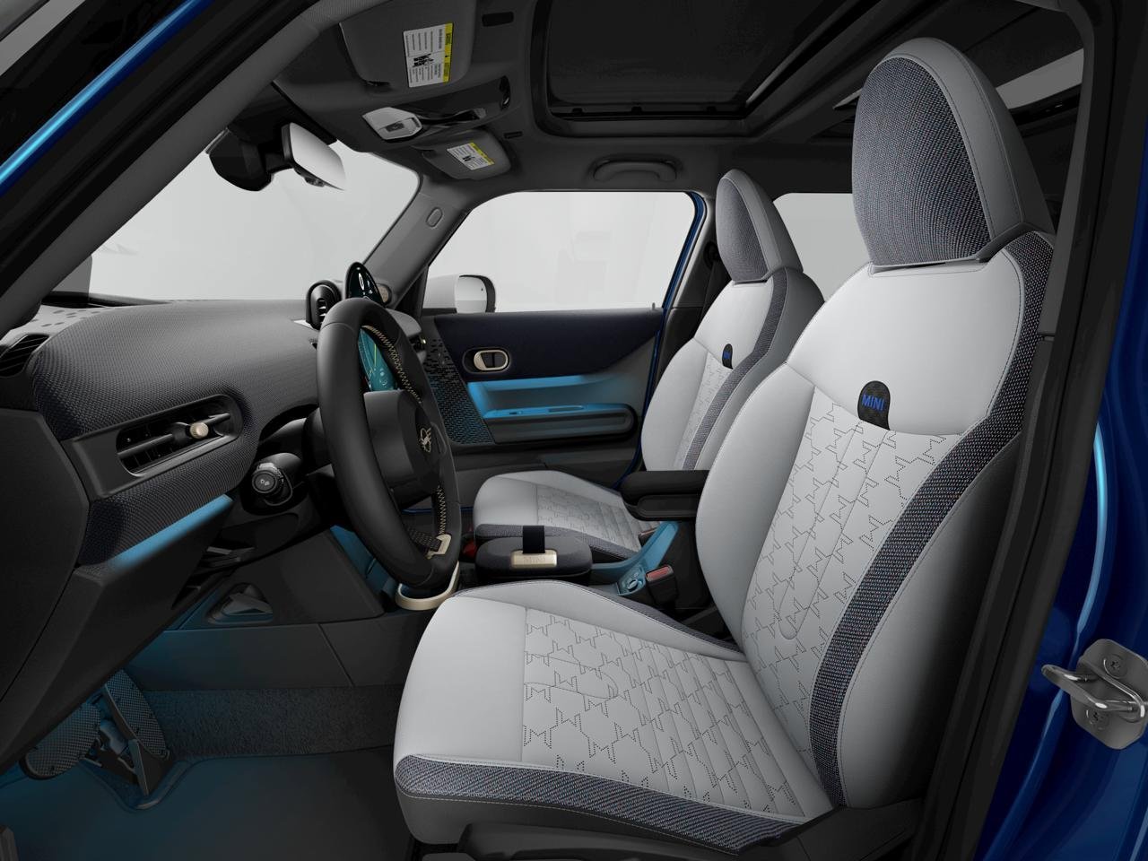 New 2026 Icy Sunshine Blue Metallic MINI Iconic image 6