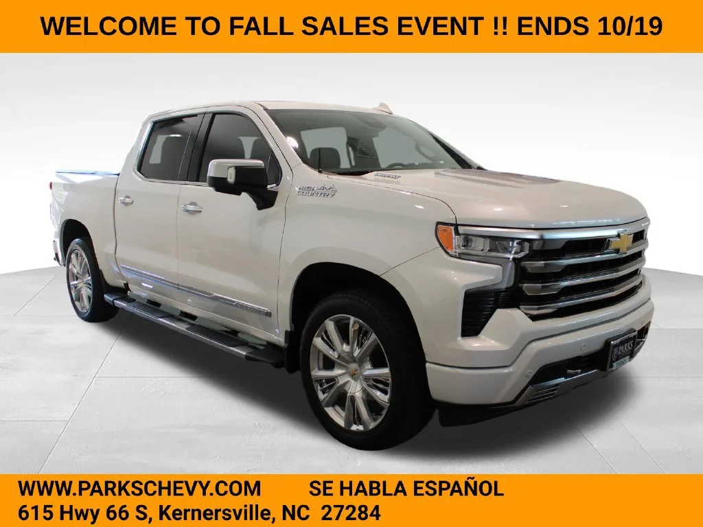 Used 2024 Iridescent Pearl Tricoat Chevrolet High Country image 1