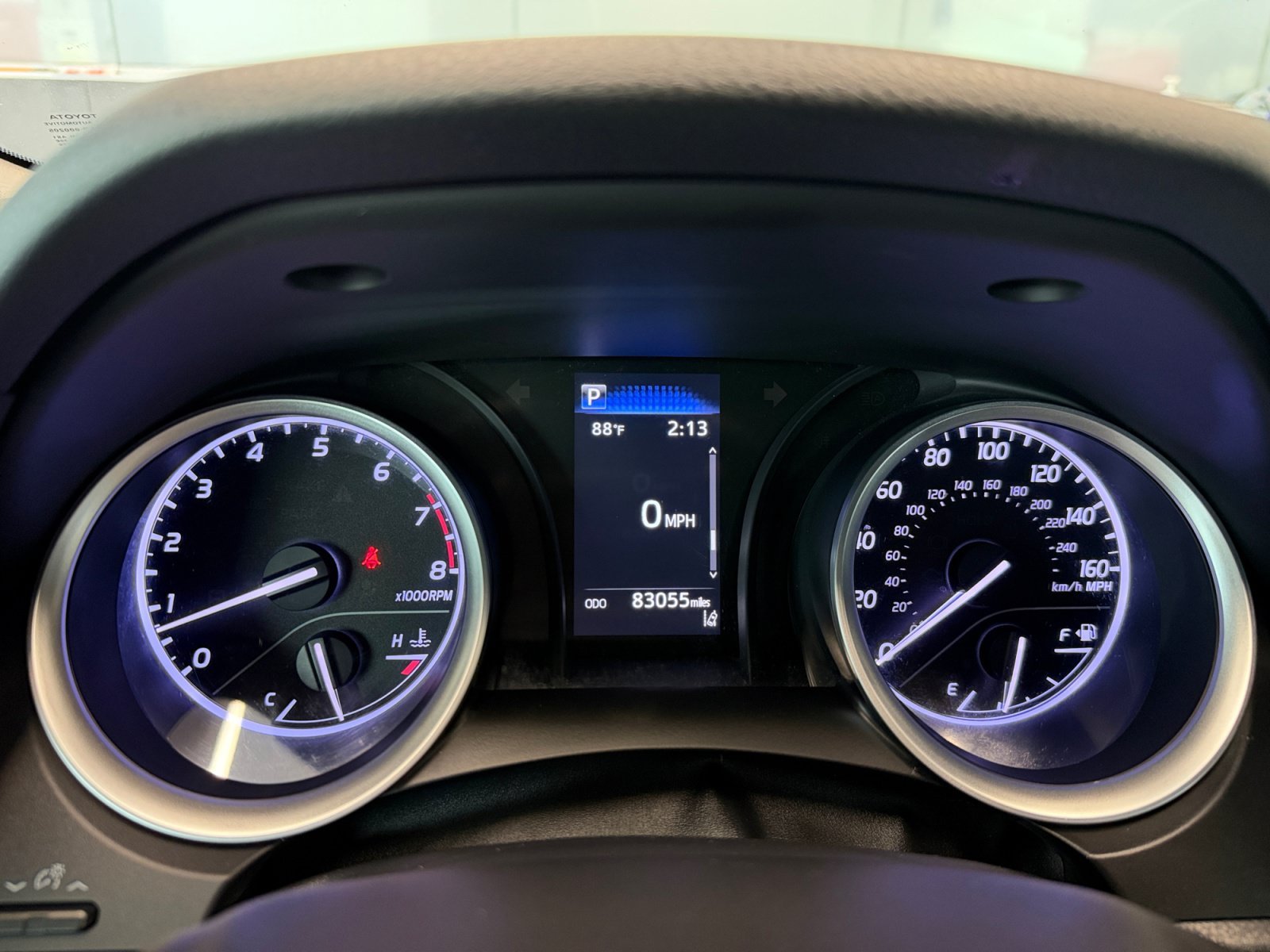 Used 2021 Supersonic Red Toyota LE image 19