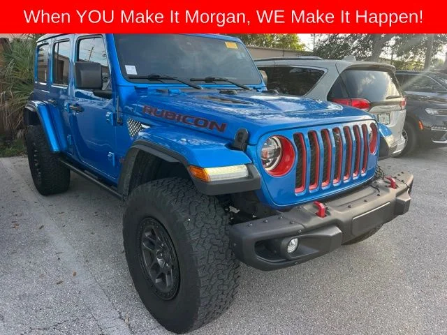 Used 2022 Blue Jeep Unlimited Rubicon image 5