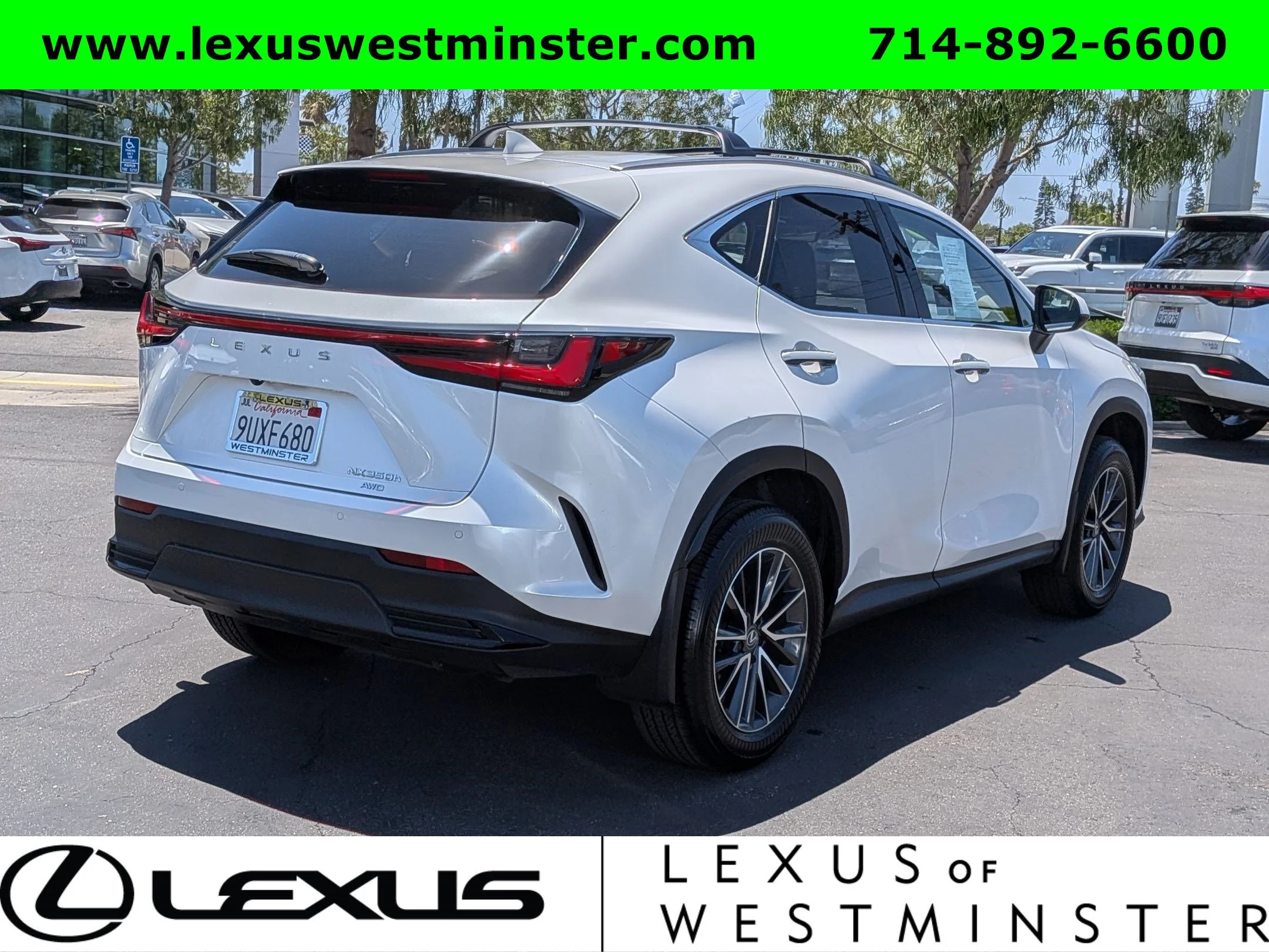 Certified Used 2025 EMINENT WHITE PEARL Lexus NX 350h Premium image 7