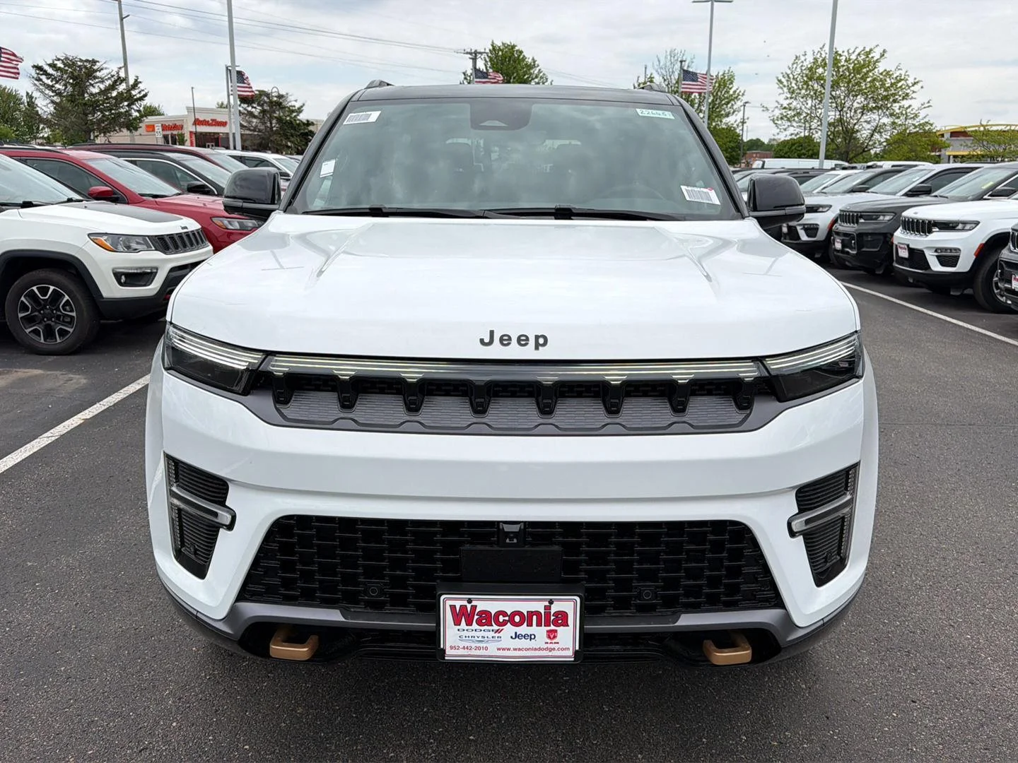 New 2026 Bright White Clear-Coat Exterior Paint Jeep 85th Anniversary image 3