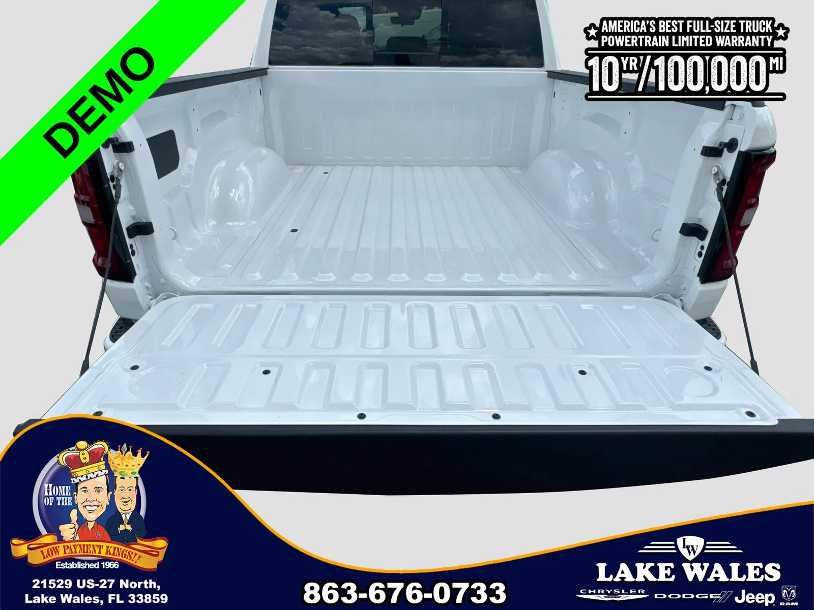 New 2026 Bright White Clear-Coat Exterior Paint RAM  image 23