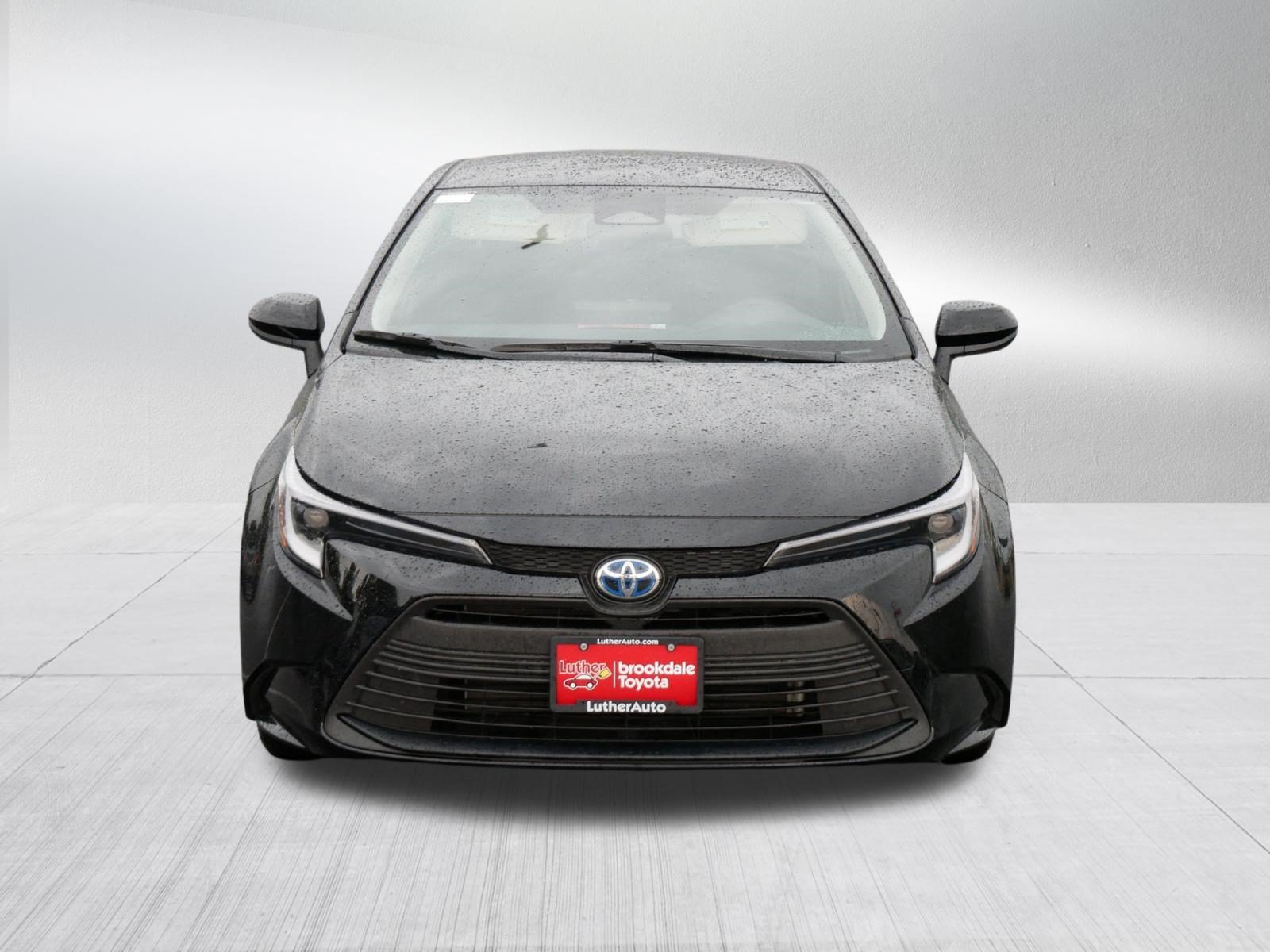 Certified Used 2025 MIDNIGHT BLACK METAL Toyota Hybrid LE image 2