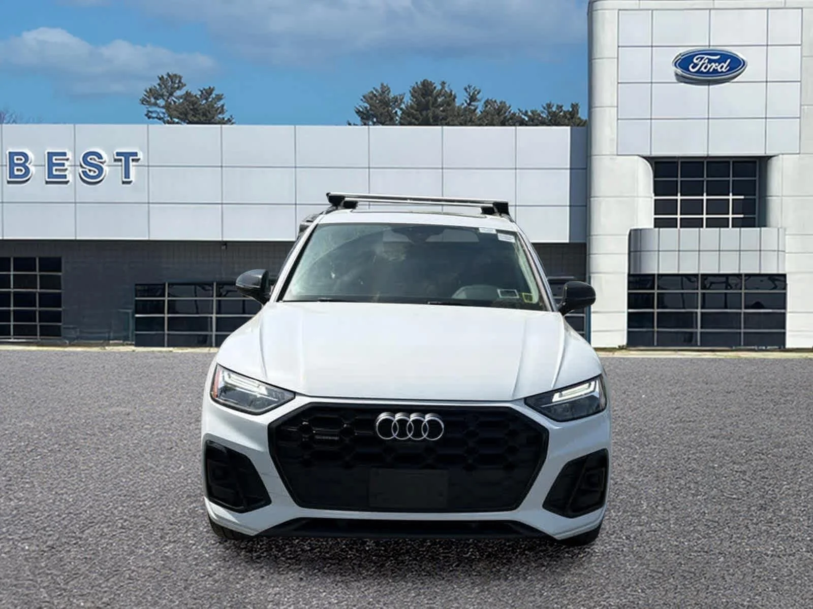 Used 2022 Glacier White Metallic Audi S line Premium Plus image 2