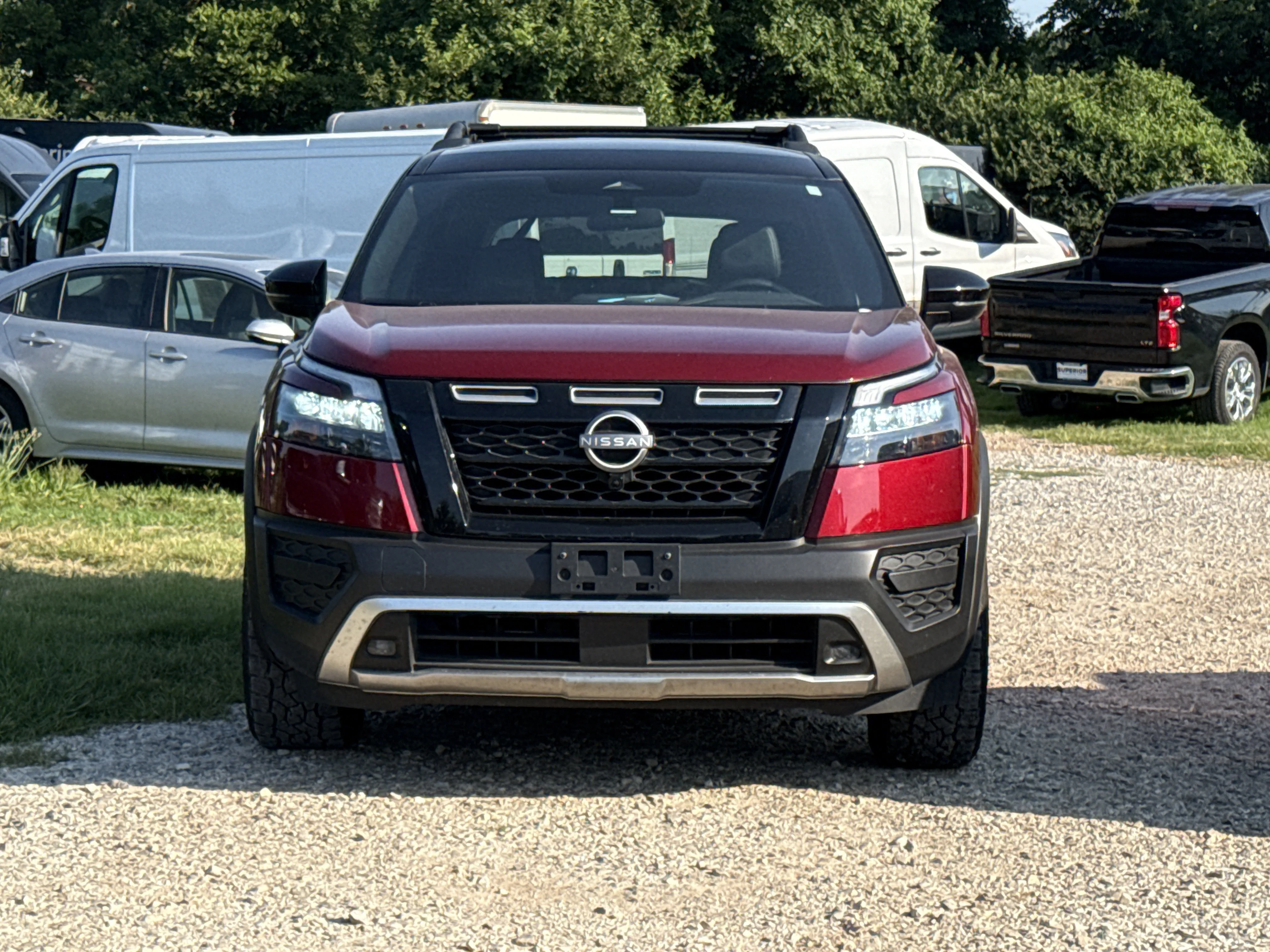 Certified Used 2024 Scarlet Ember Tintcoat/Super Black Nissan Rock Creek image 2