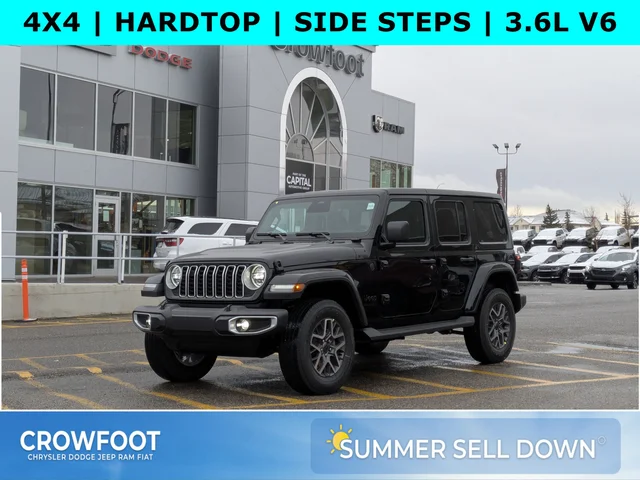 2026 Jeep Wrangler Sahara - - Body-Color Top - Safety Group - 3.6L Pentastar V6 - Remote Start & tons more!