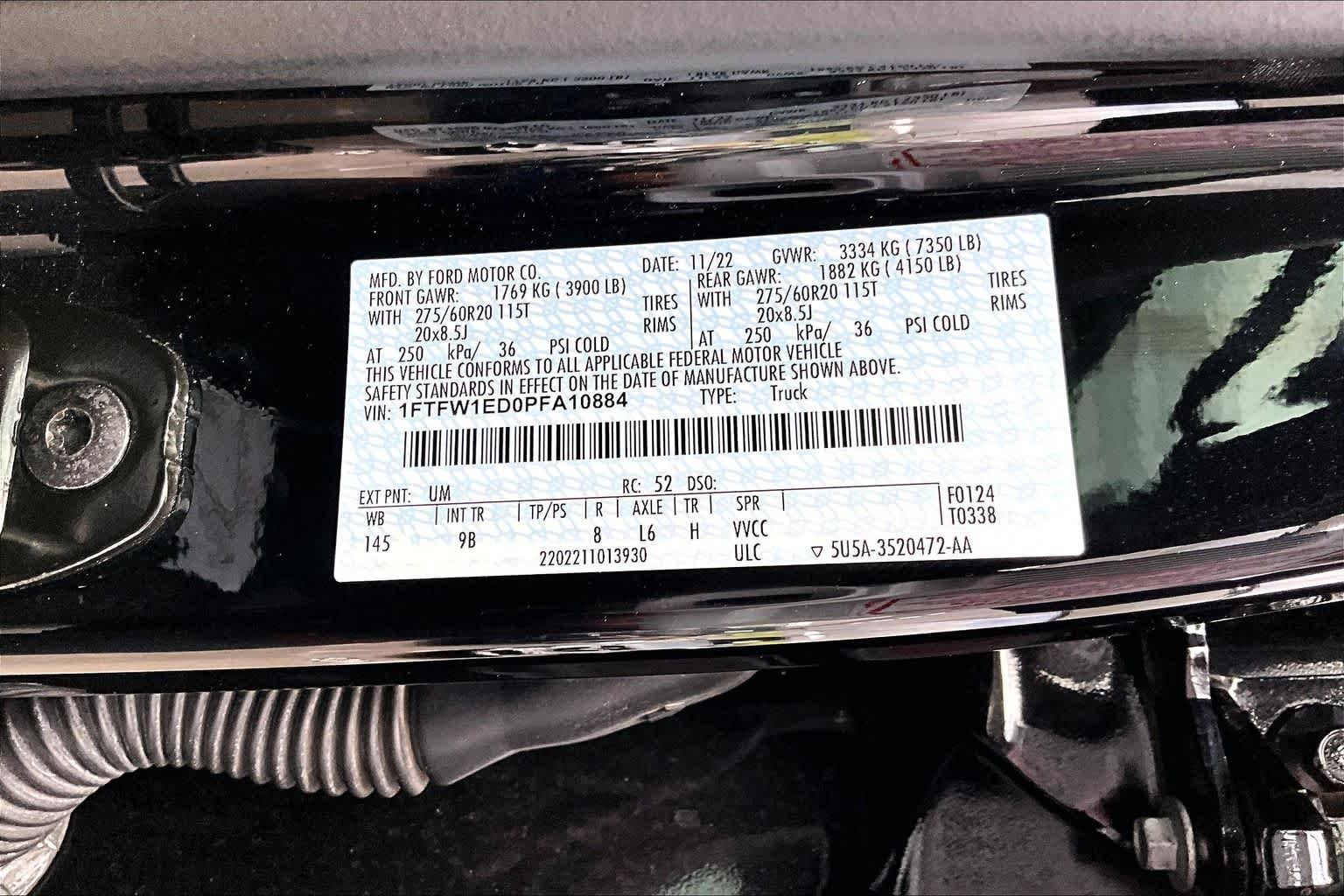 Used 2023 Agate Black Metallic Ford Platinum image 35