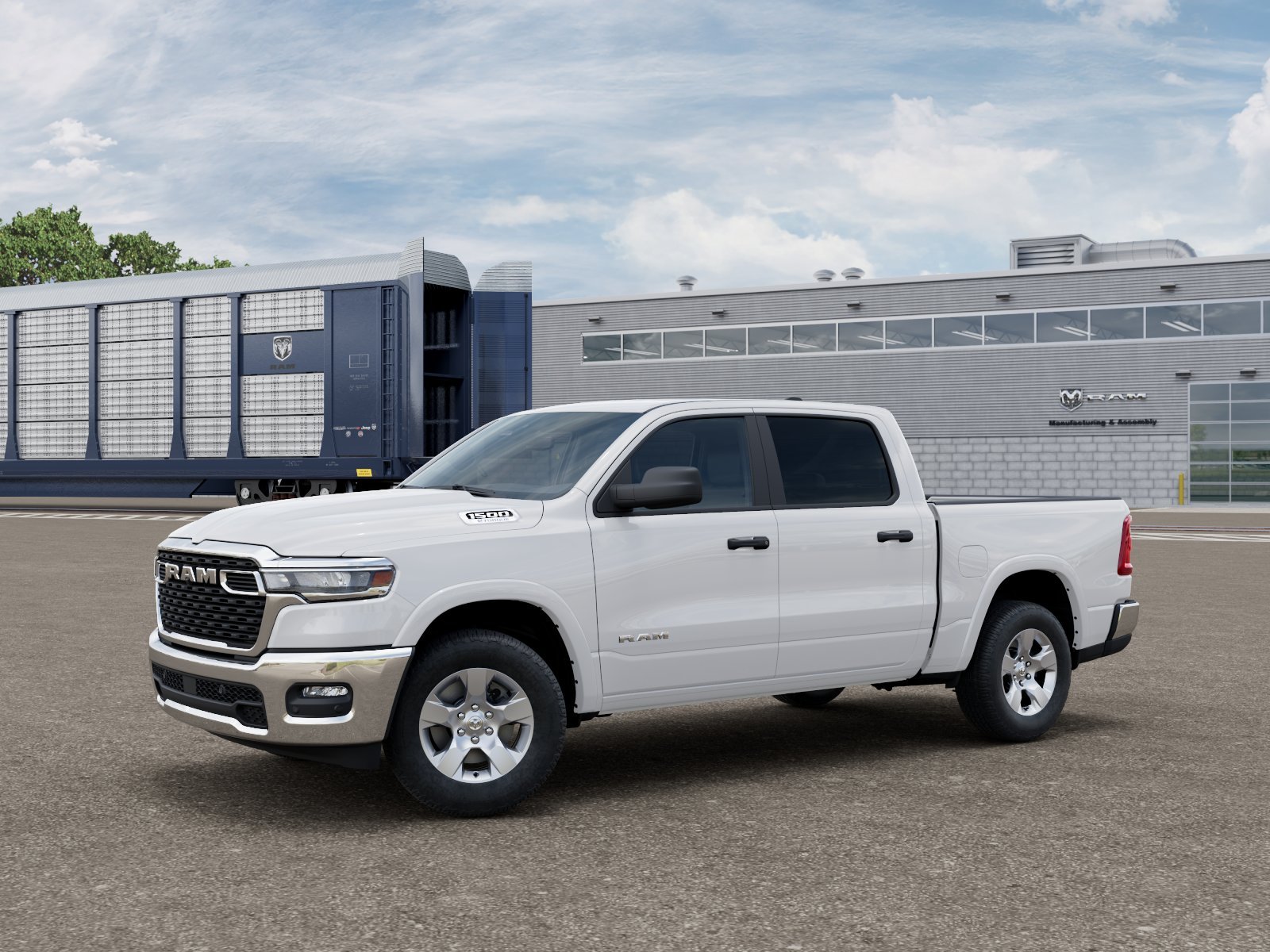 New 2027 Bright White Clearcoat RAM Big Horn/Lone Star image 1