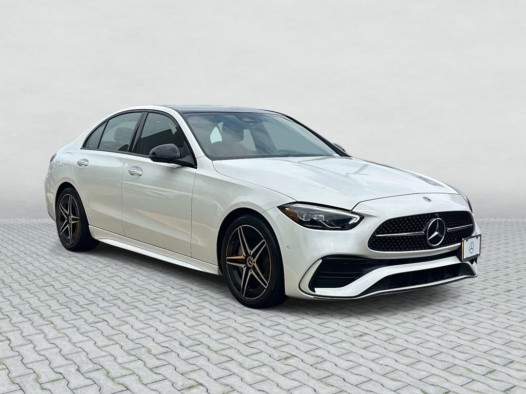 Certified Used 2023 MANUFAKTUR Moonlight White Metallic Mercedes-Benz C 300 image 3