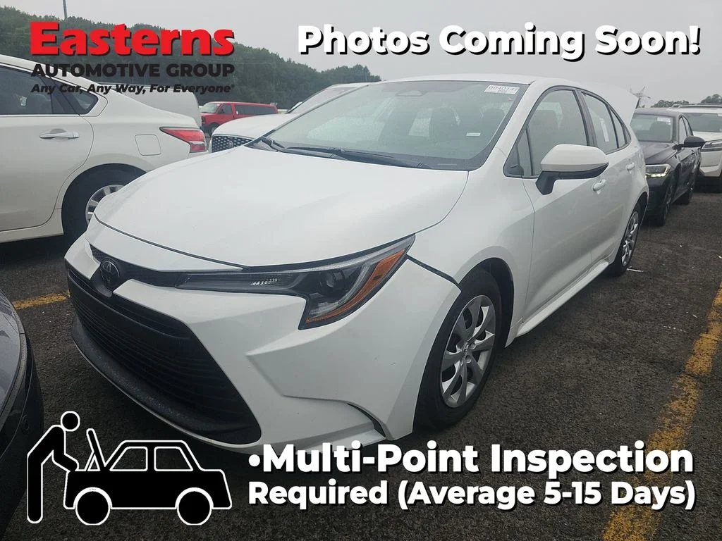 Used 2024 White Toyota LE image 1