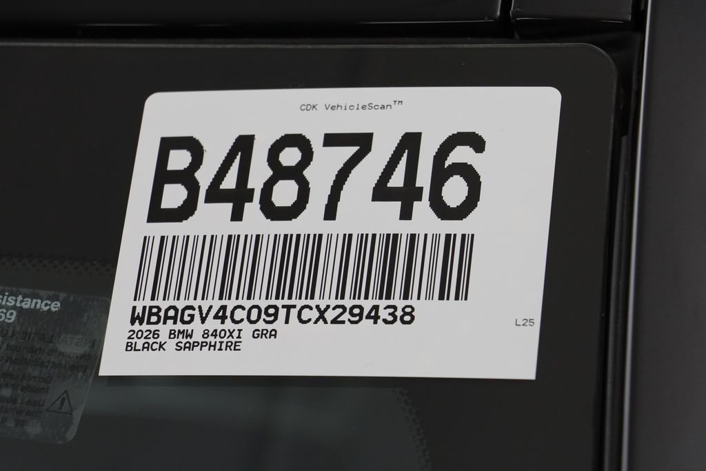New 2026 Black Sapphire Metallic BMW 840 image 27