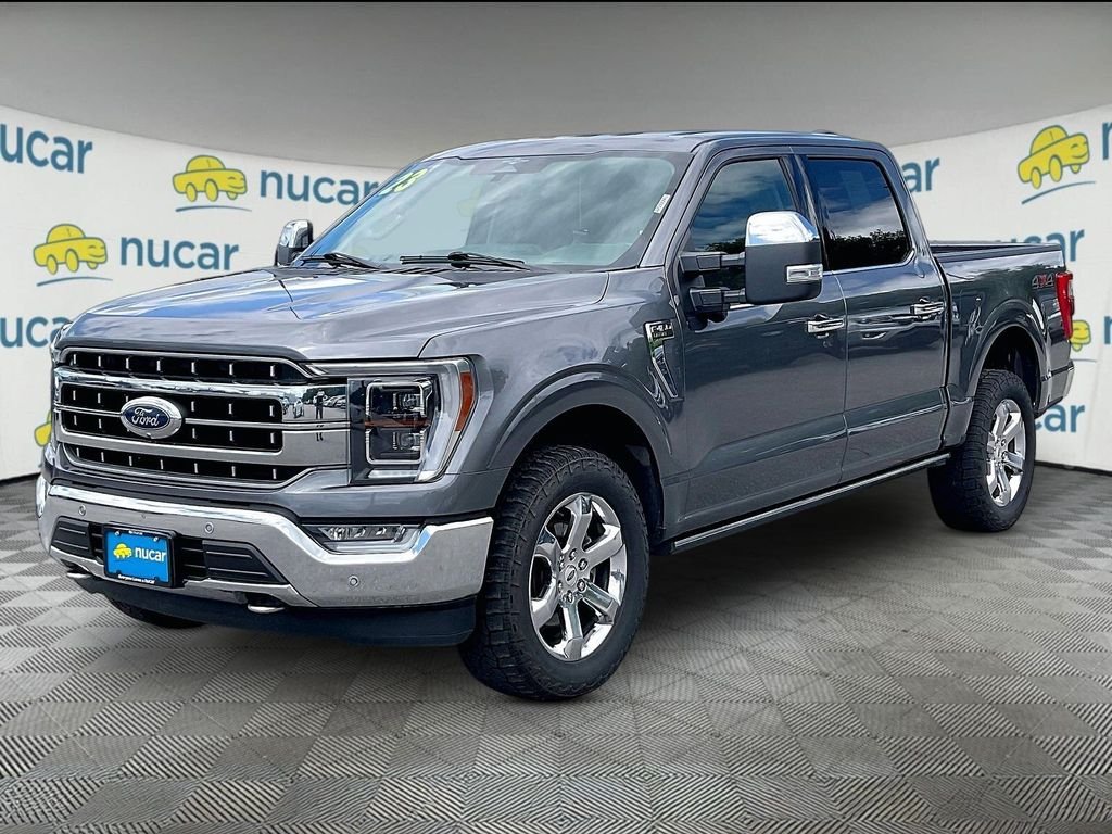Used 2023 Carbonized Gray Metallic Ford Lariat image 3