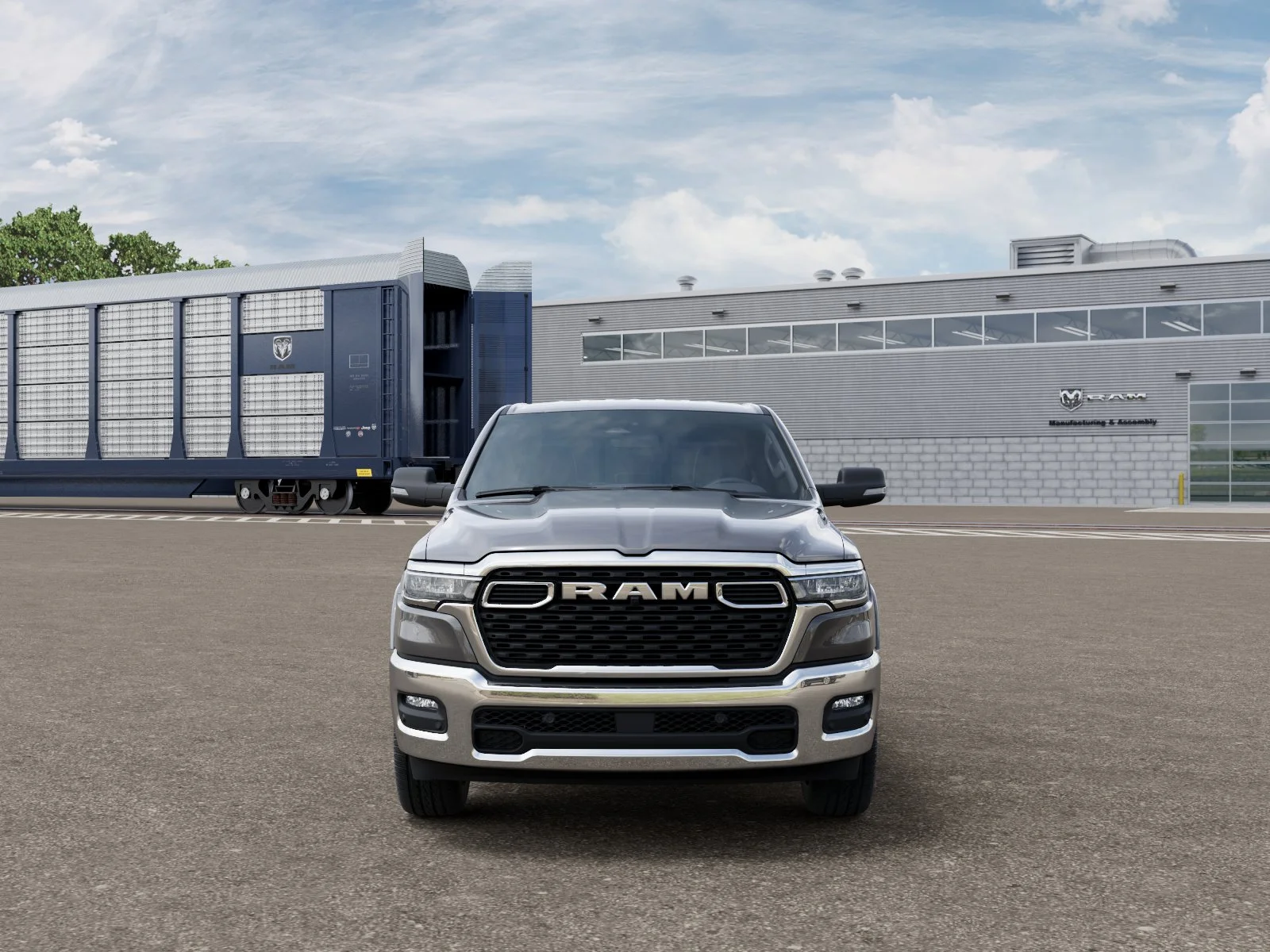 New 2027 Granite Crystal Metallic Clear-Coat Exterior Paint RAM Big Horn/Lone Star image 6