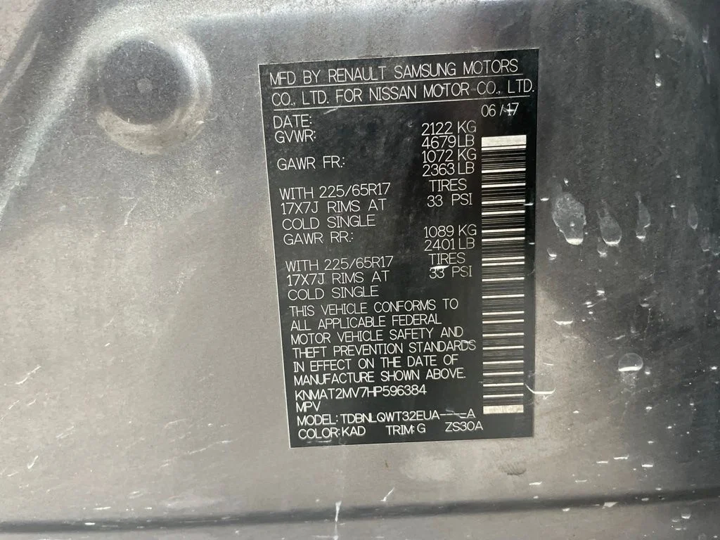 Used 2017 Gun Metallic Nissan SV image 14