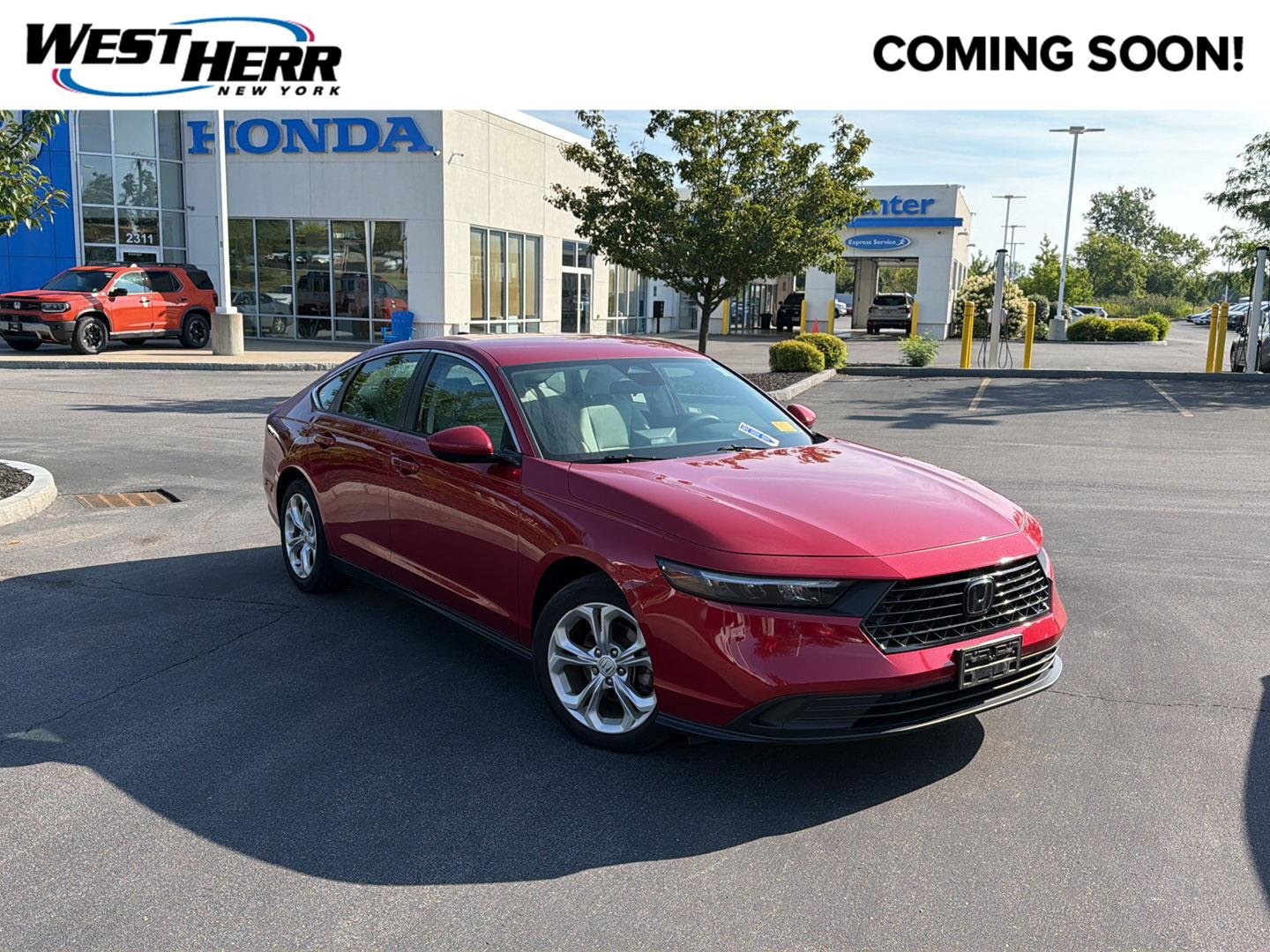 Used 2023 Radiant Red Metallic Honda LX image 1