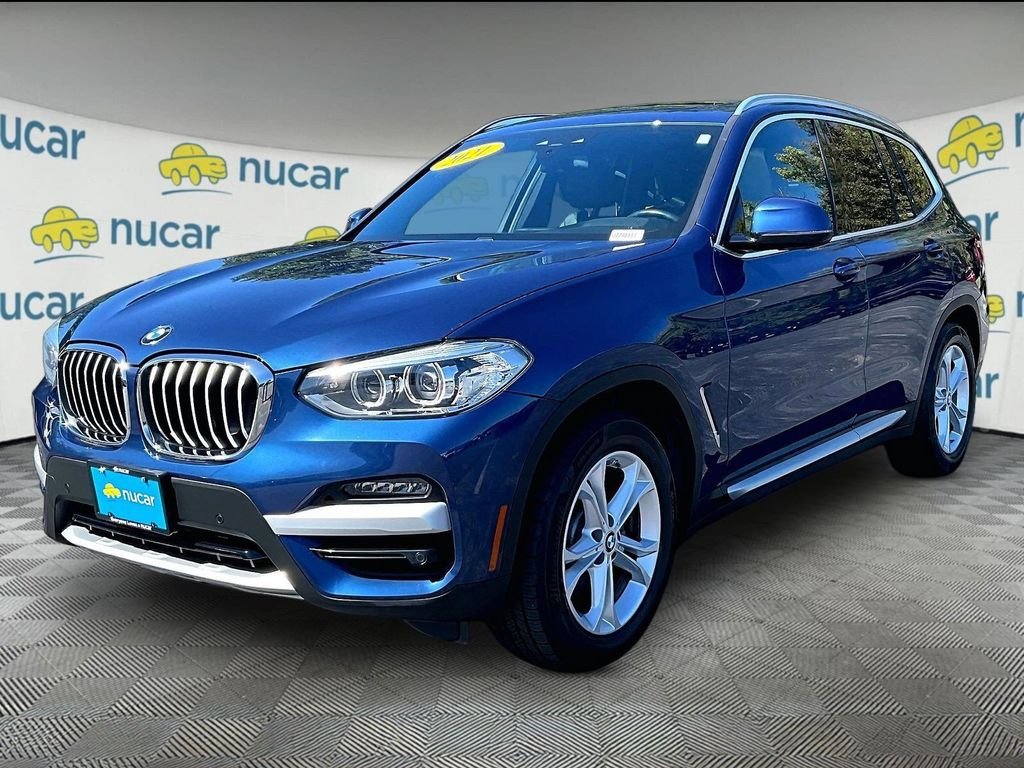 Used 2021 Blue BMW xDrive30i image 3