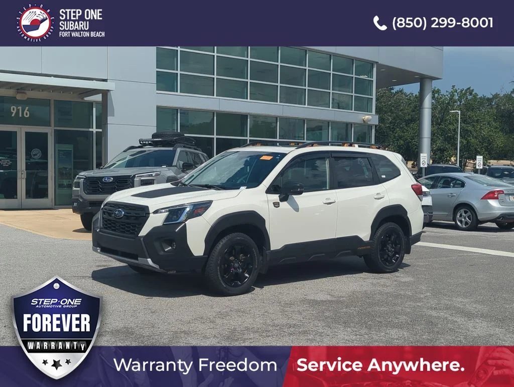 Used 2023 White Subaru Wilderness image 1