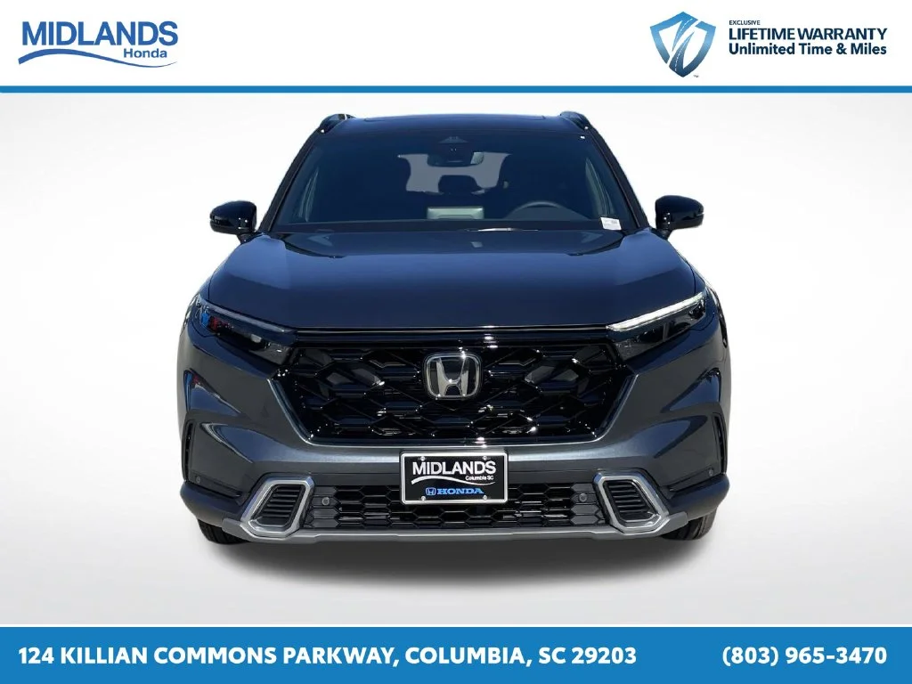 New 2027 Meteorite Gray Metallic Honda Sport Touring Hybrid AWD image 2
