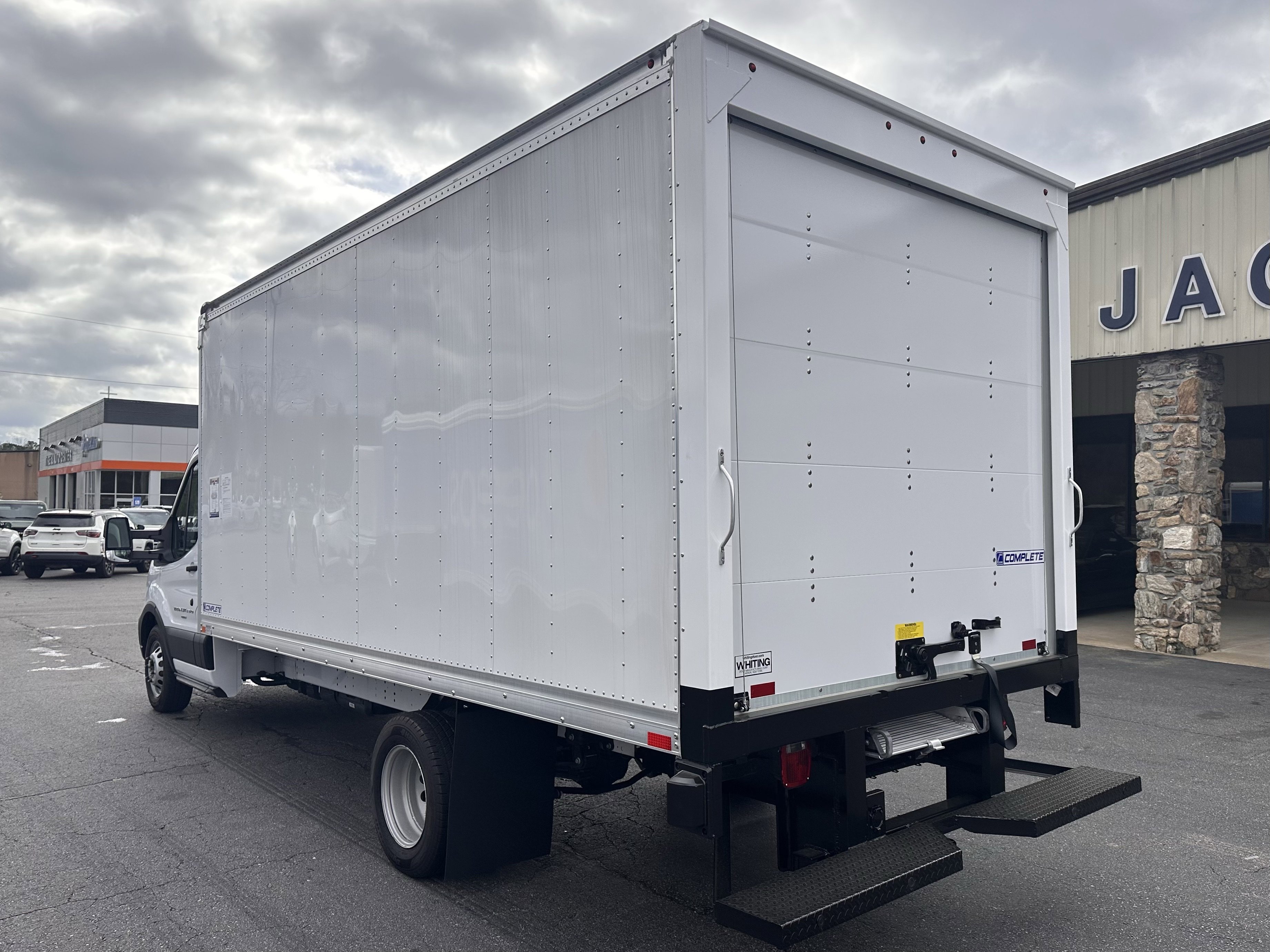Used 2024 Oxford White Clearcoat Ford 16FT  Box Van image 8