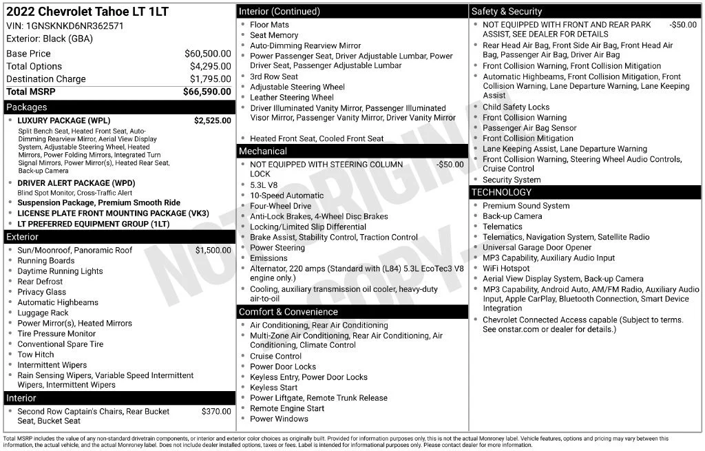 Used 2022 BLACK Chevrolet LT image 38