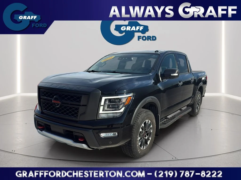 Used 2021 Black Nissan PRO-4X image 1