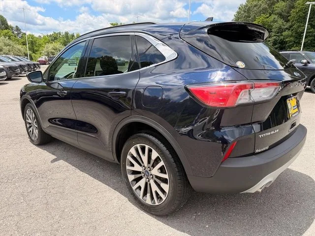 Used 2021 Blue Ford Titanium image 5