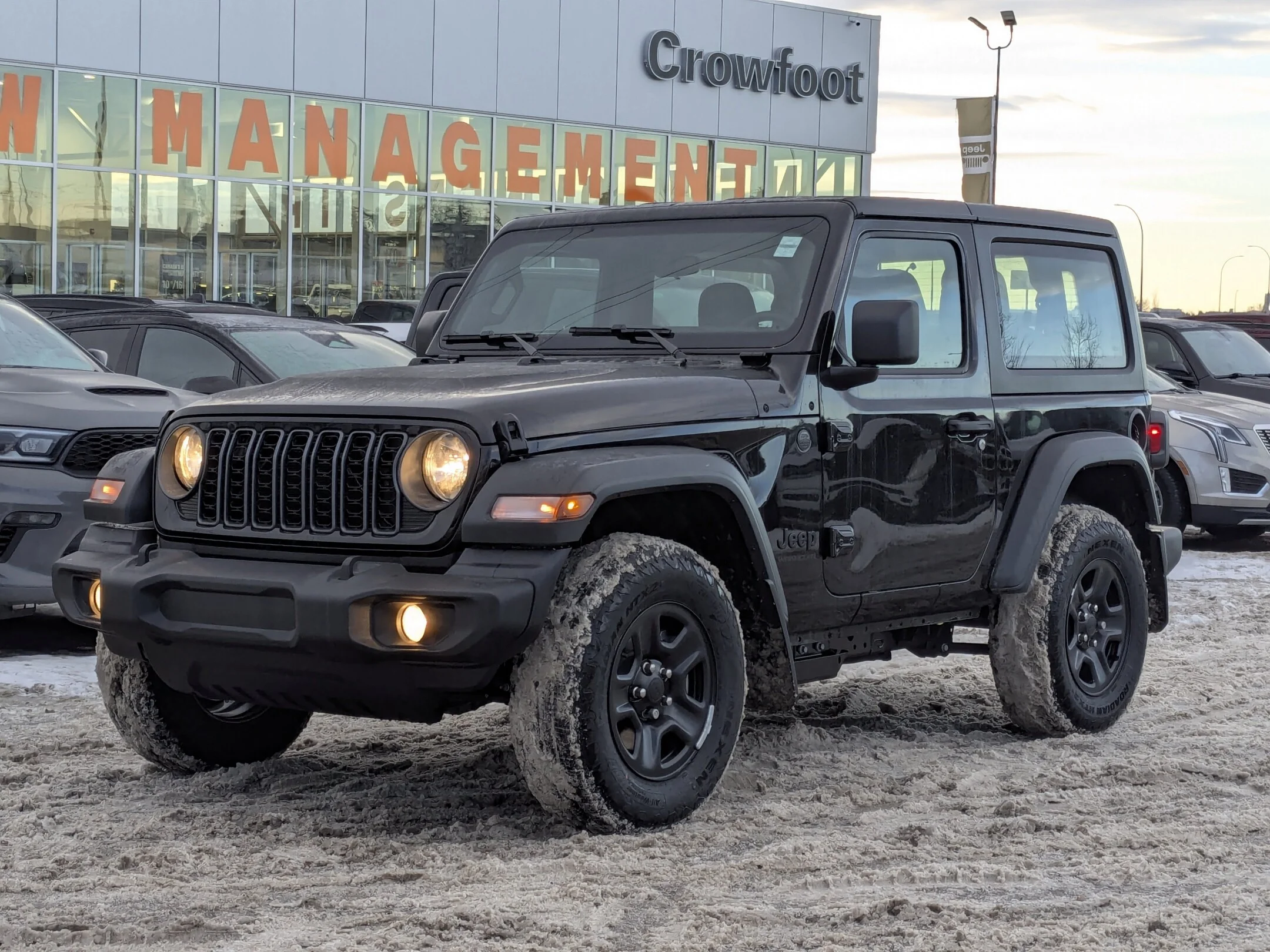 New 2026 Black Jeep Sport - - Black Freedom Hardtop - 8-Spd Auto - 12.3 Uconnect 5 - Selec-Speed Control & More! image 4