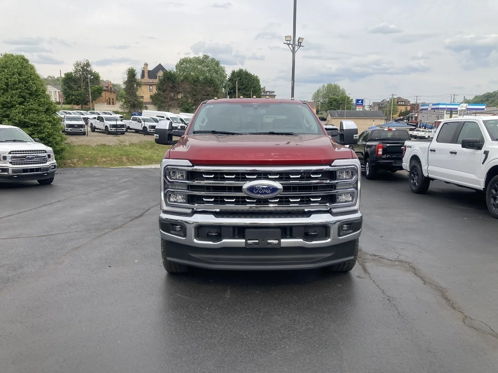 New 2026 Ruby Red Metallic Tinted Clearcoat Ford F-350® Lariat® image 3