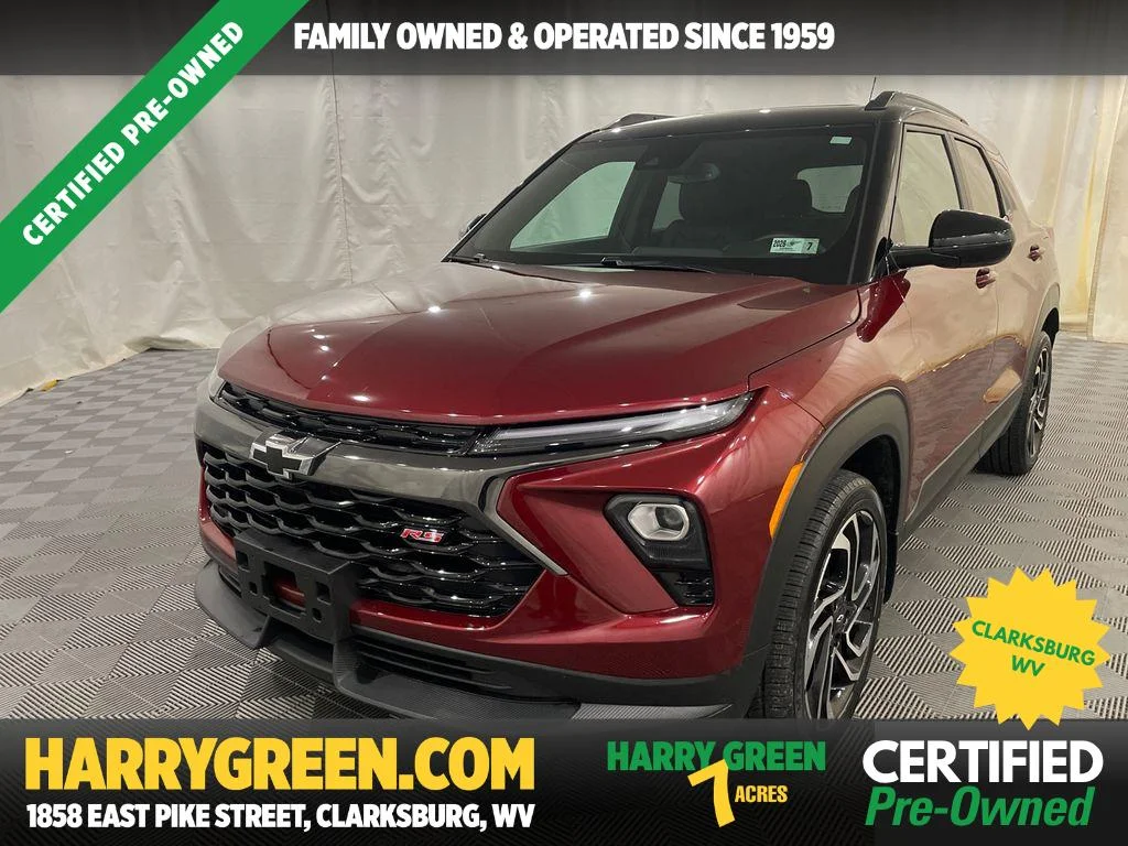 Certified Used 2025 Crimson Metallic Chevrolet RS image 1