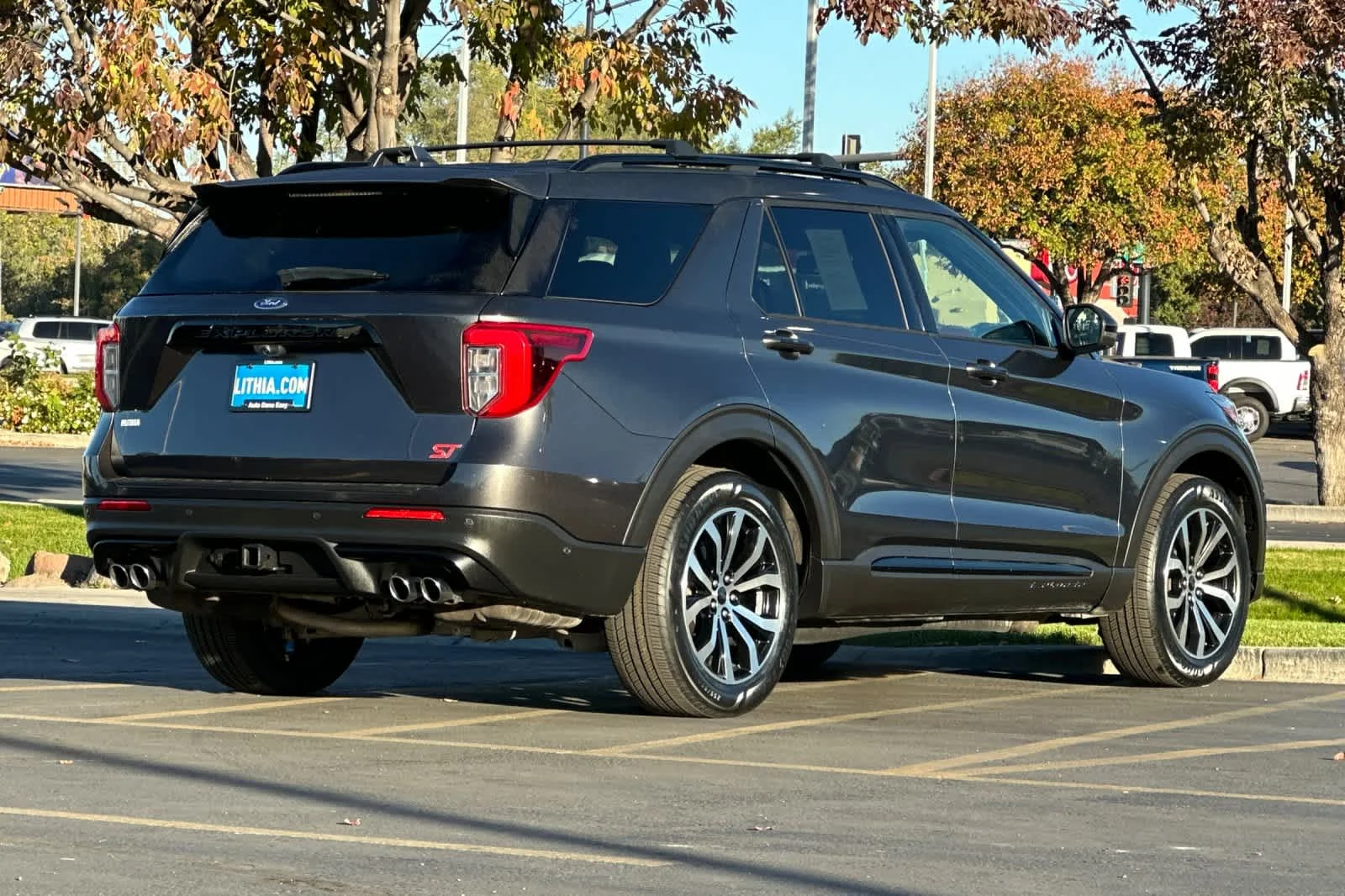 Used 2020 Magnetic Metallic Ford ST image 2