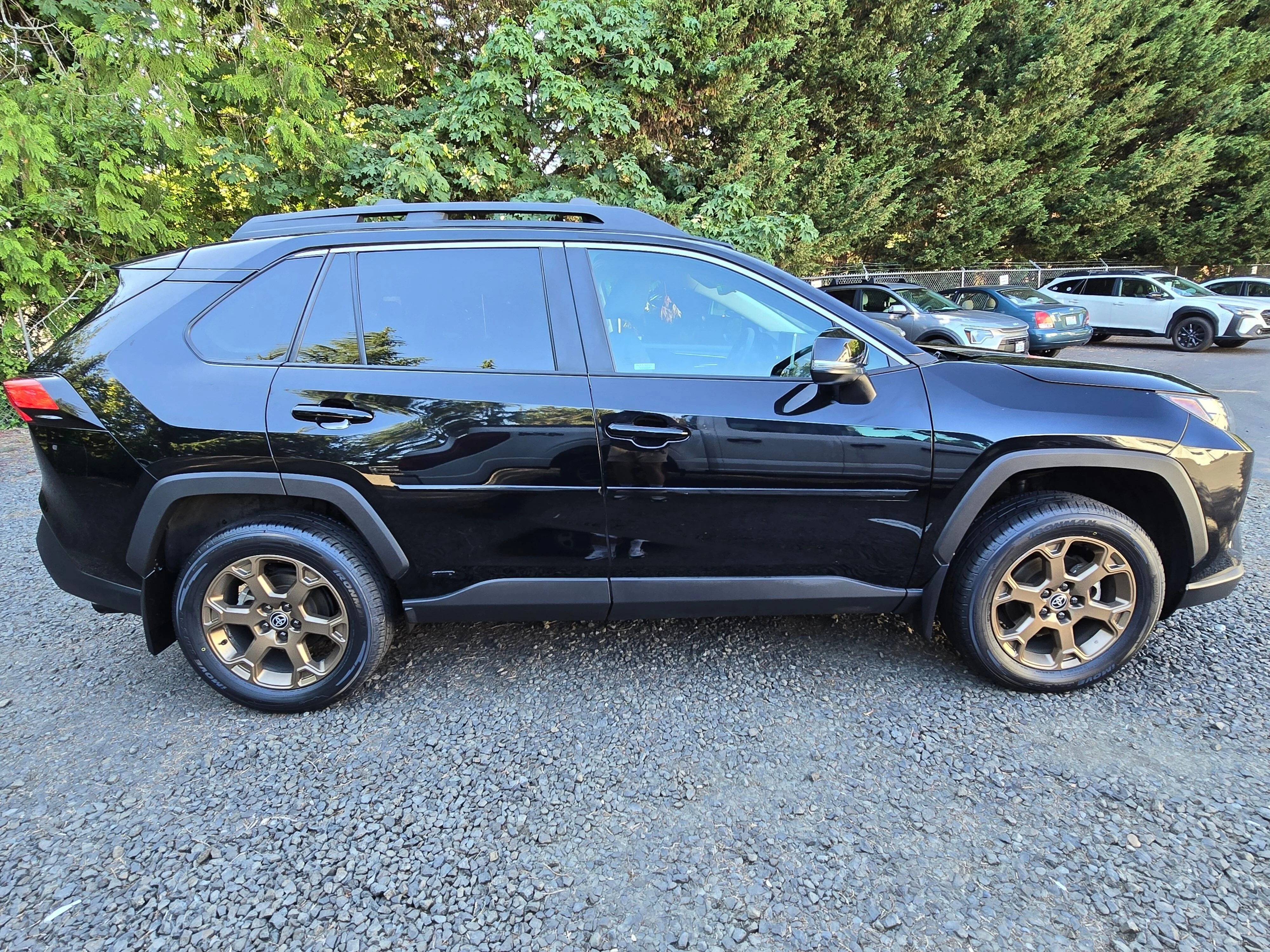 Used 2024 Midnight Black Metallic Toyota Woodland Edition image 3
