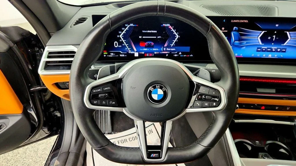 Used 2026 Black Sapphire Metallic BMW 430i xDrive Convertible w/ M Sport & Premium Pkgs image 14