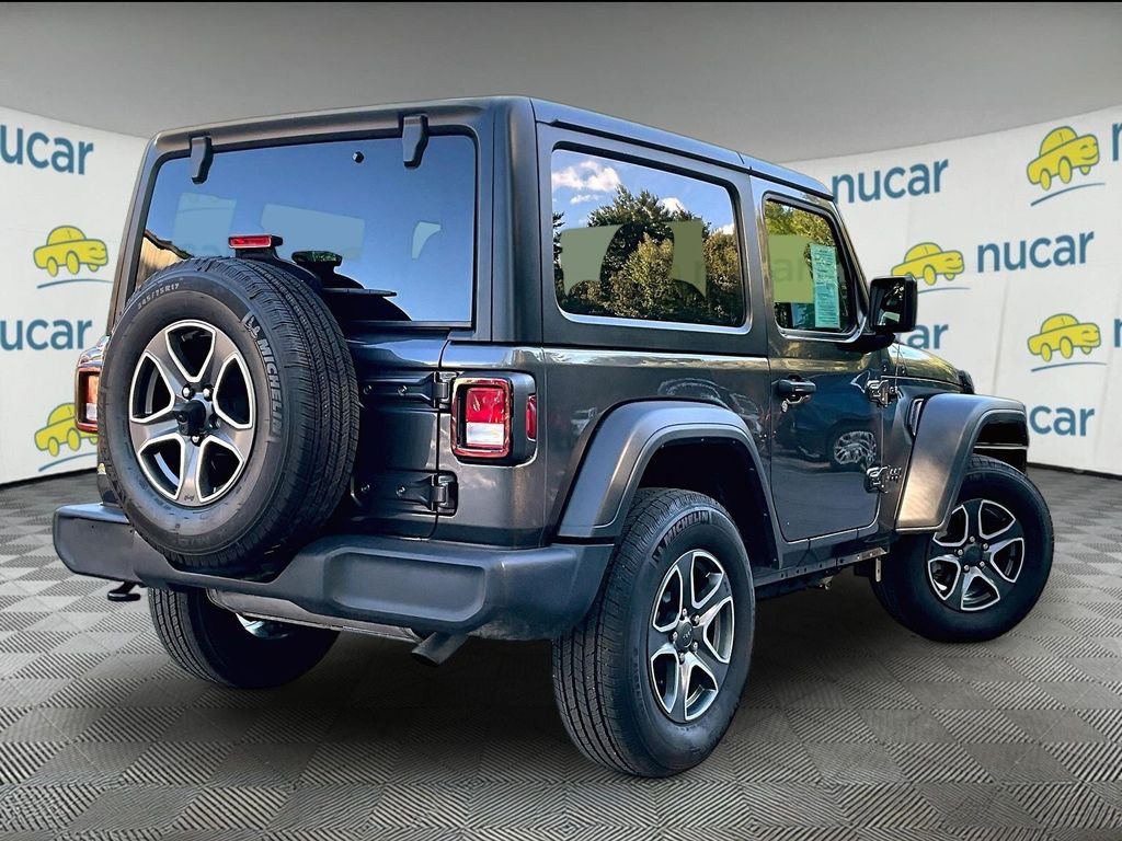 Used 2023 Granite Crystal Metallic Clearcoat Jeep Sport S image 6