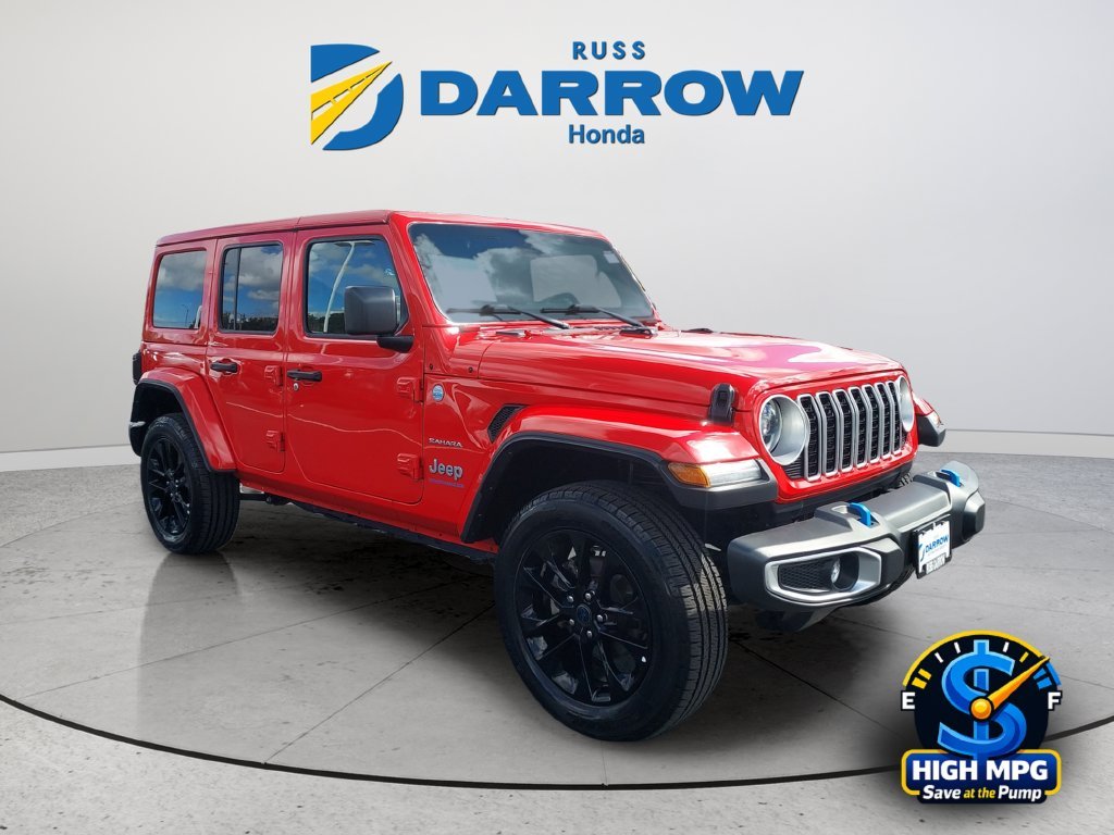Used 2024 Red Jeep Sahara 4xe image 7