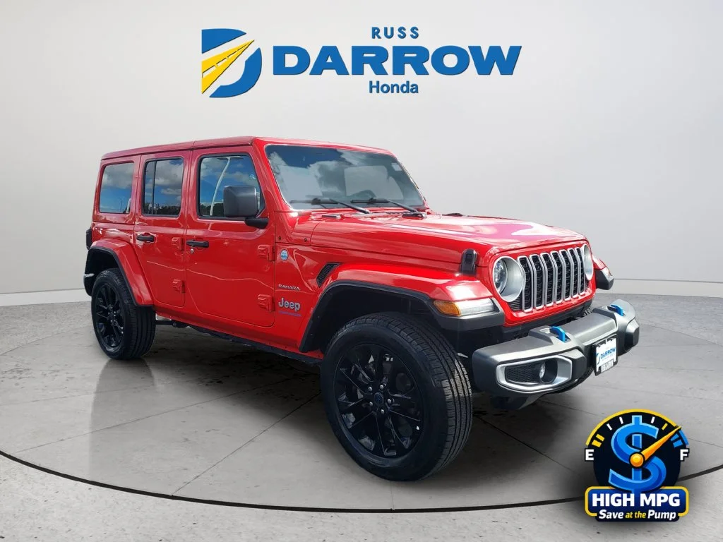 Used 2024 Red Jeep Sahara 4xe image 7
